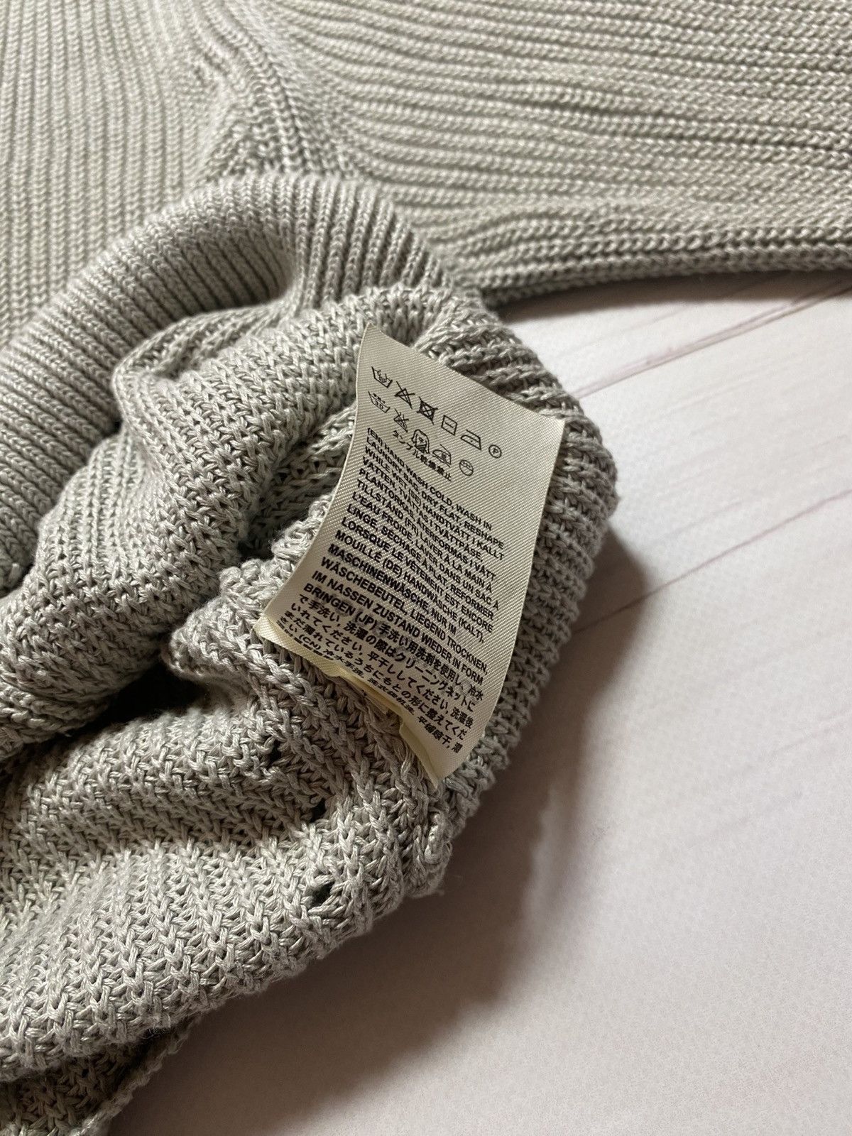 Acne Studios Acne Studios Deborah Chunky SS16 V-neck Linen sweater Size L / US 10 / IT 46 - 5 Thumbnail