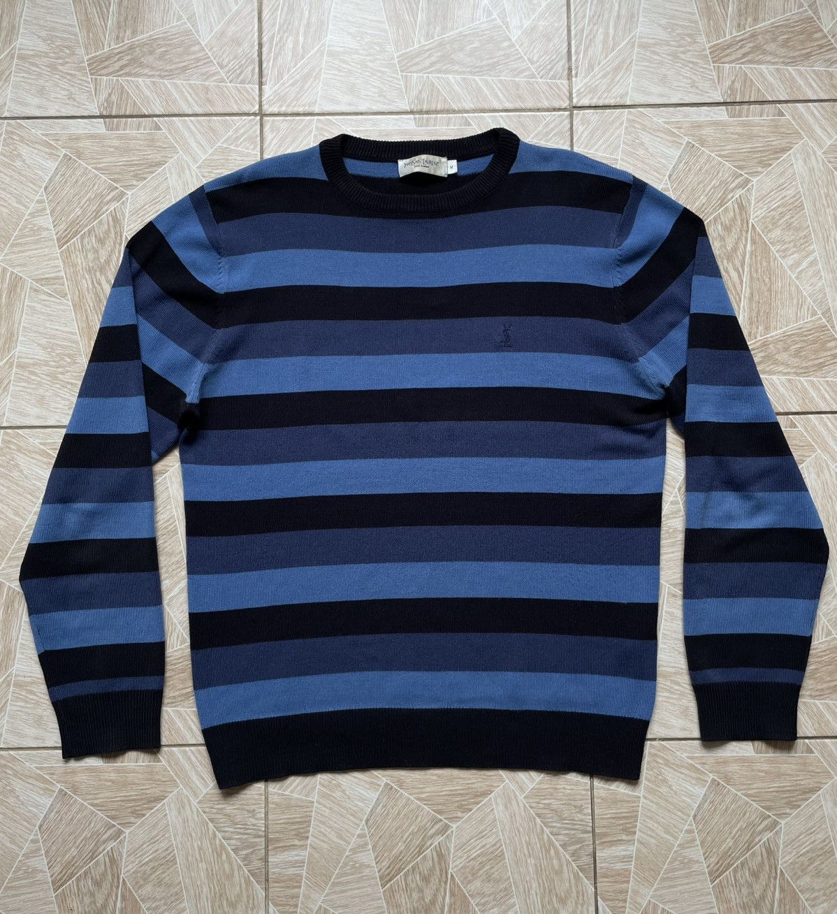 Vintage × Yves Saint Laurent Italy Vintage 90s Yves Saint Laurent YSL Embroidered Logo M Size US M / EU 48-50 / 2 - 1 Thumbnail