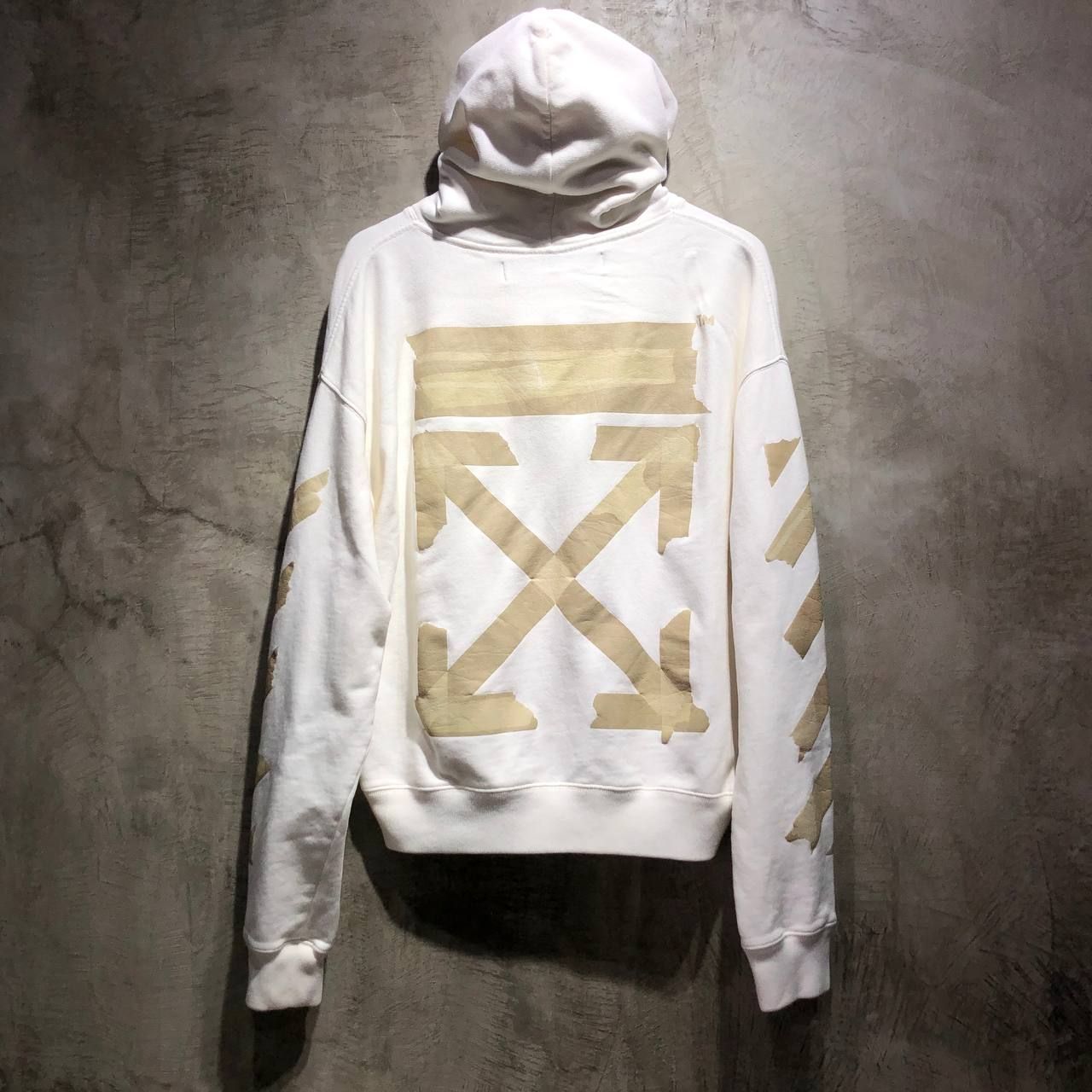 Pre-owned Off-white Tape Arrows Hoodie