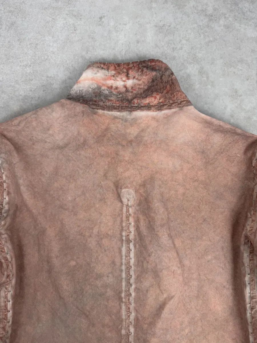 Isaac Sellam Experience Isaac Sellam Avant-Garde Rouille Asymmetrical Leather Jacket Size US L / EU 52-54 / 3 - 8 Thumbnail