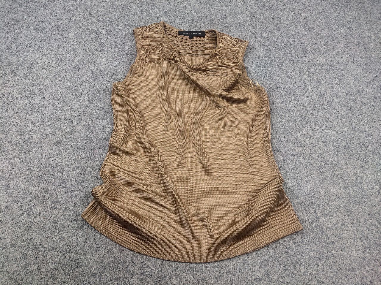 Ralph Lauren Ralph Lauren Black Label Knit Slinky Tight Sleeveless Soft Size L / US 10 / IT 46 - 2 Thumbnail