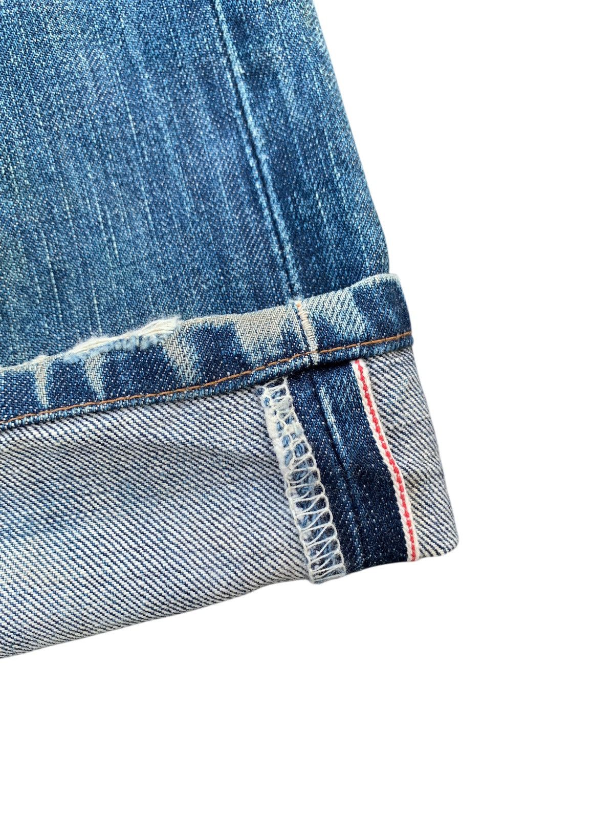 Kapital VINTAGE EDWIN 505XX SELVEDGE RUSTY MUDWASH DISTRESSED DENIM Size US 29 - 10 Thumbnail