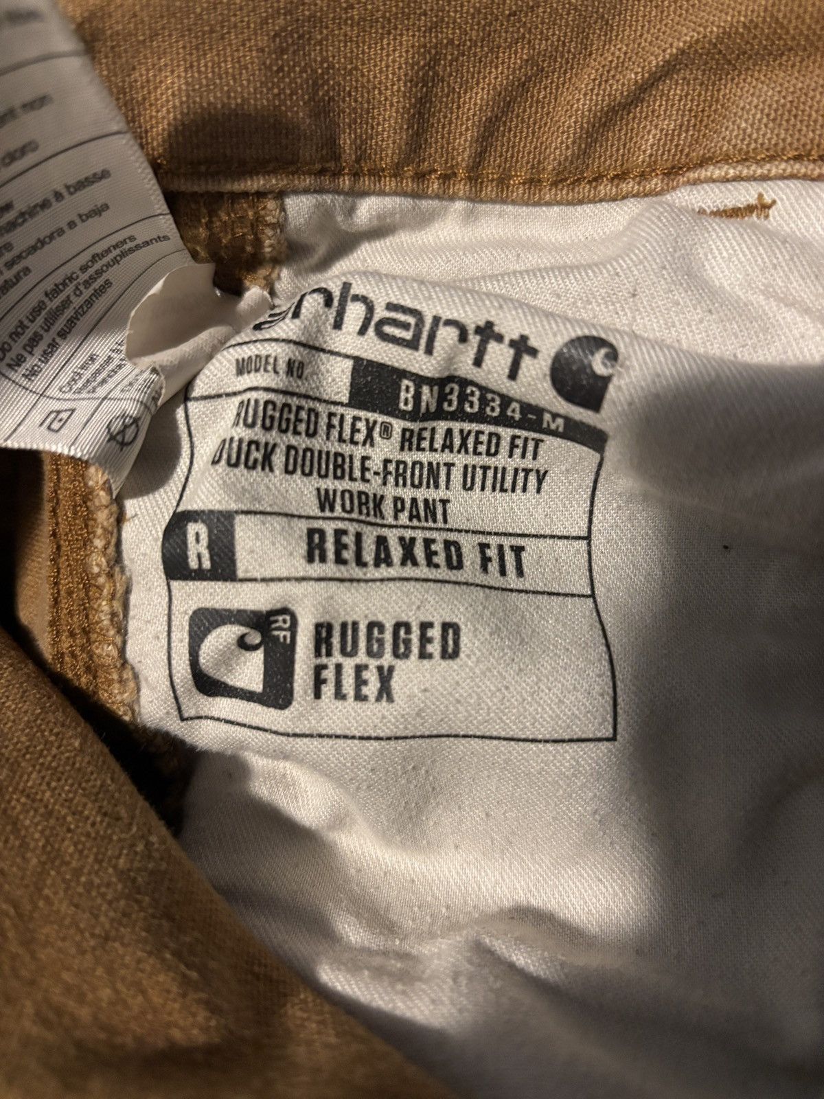 Carhartt Carhartt BN3334-M Authentically Weathered Work Pants Size US 32 / EU 48 - 3 Thumbnail