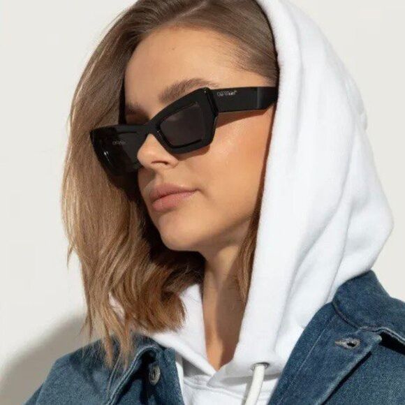 Off-White 🕶️New Off-White OERI137 AURORA 0164 White Sunglasses Size ONE SIZE - 2 Thumbnail