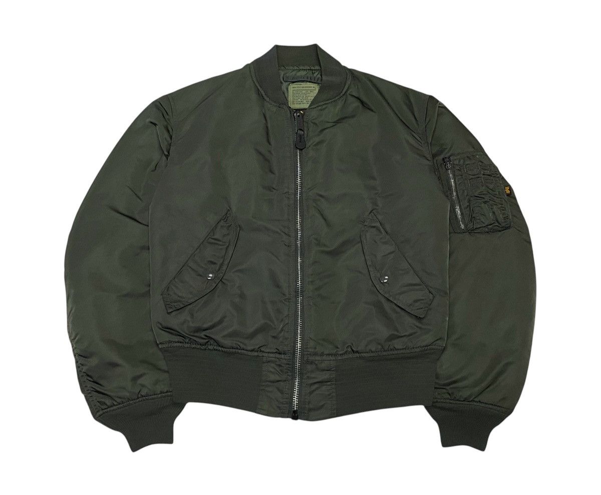 Alpha Industries Vintage Alpha Industries MA-1 Bomber Jacket Size US S / EU 44-46 / 1 - 2 Thumbnail