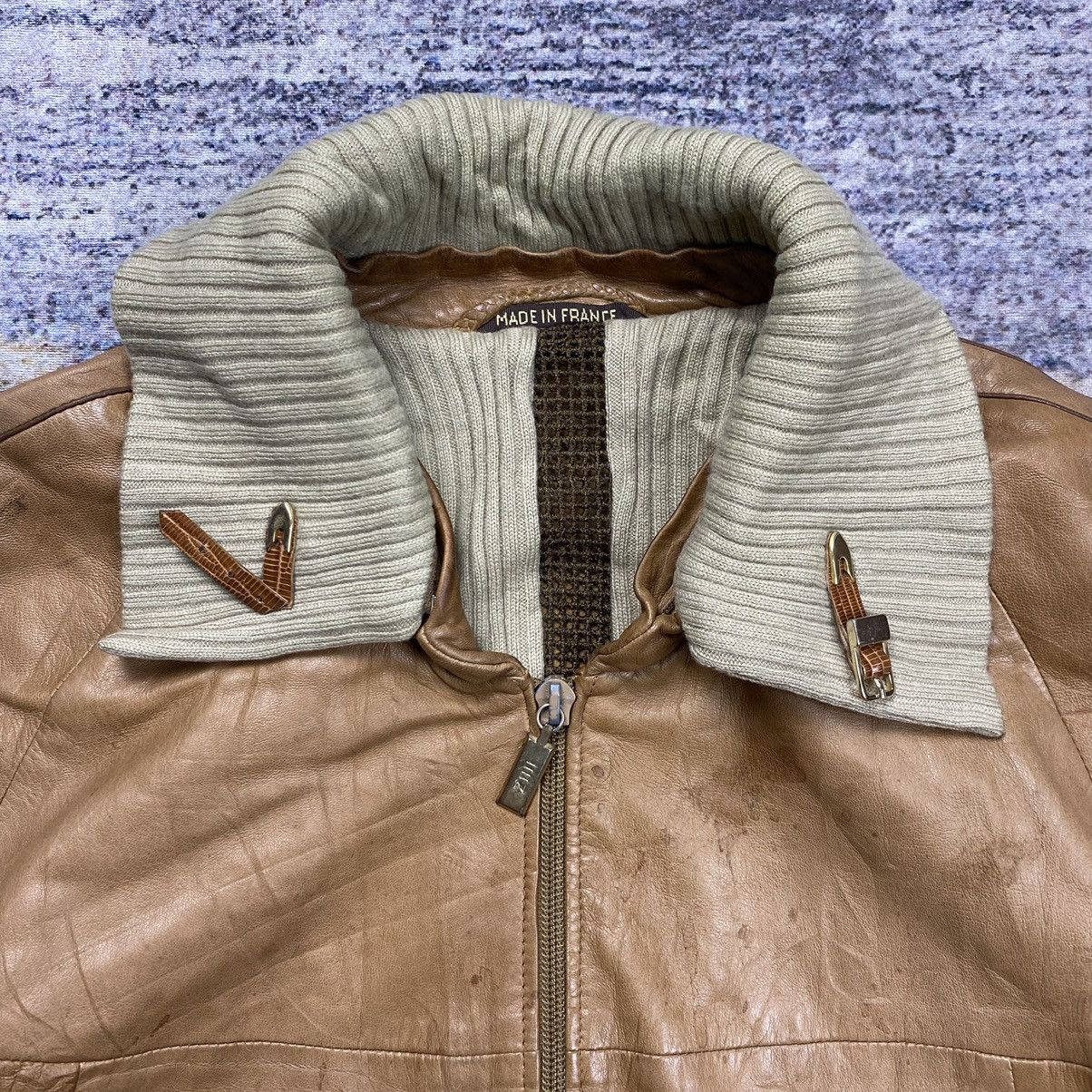 Vintage × Zilli vintage zilli leather jacket Size US L / EU 52-54 / 3 - 6 Thumbnail