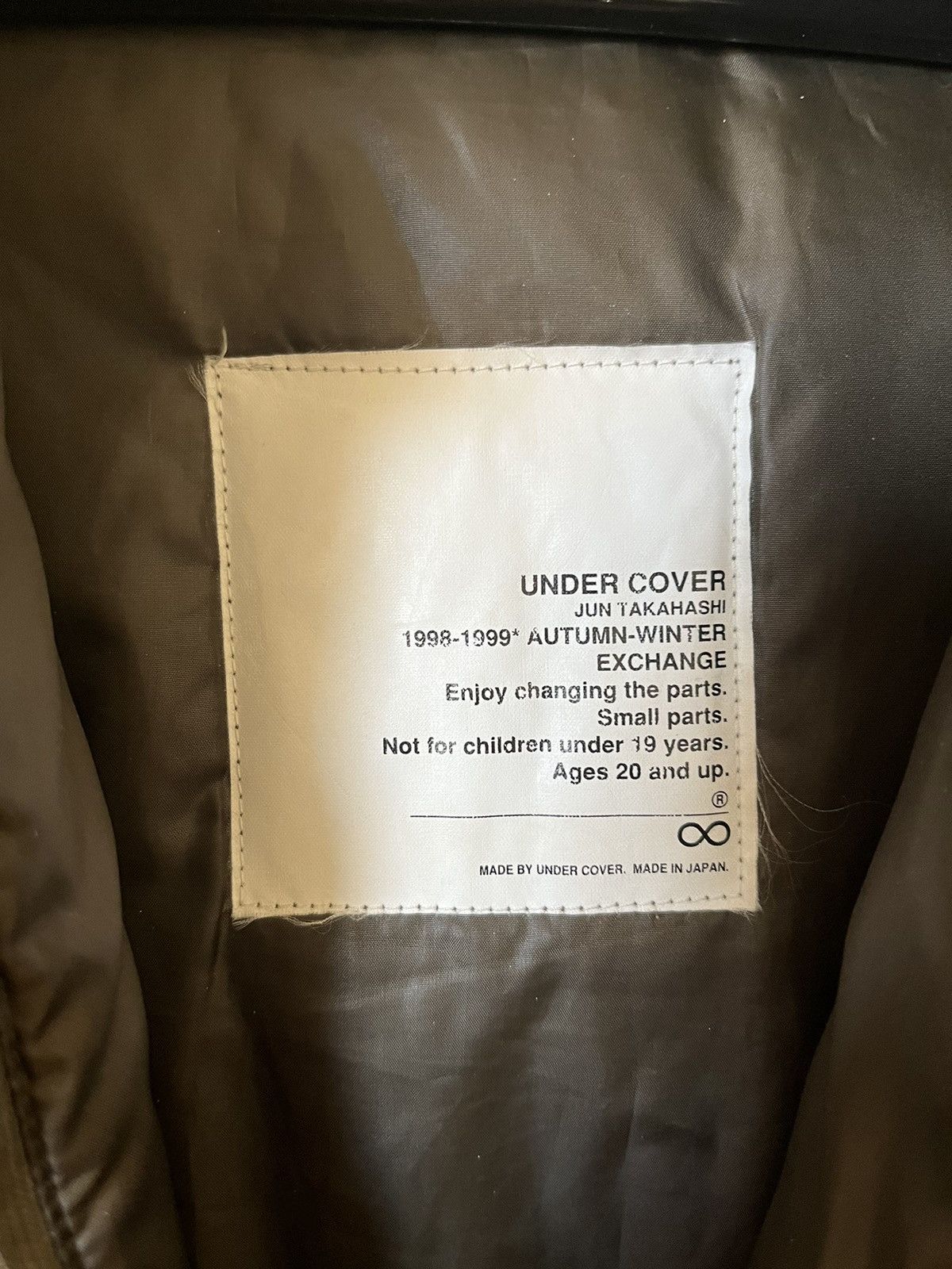 Undercover Jun Takahashi - AW 98-99 - Small Parts - Jacket