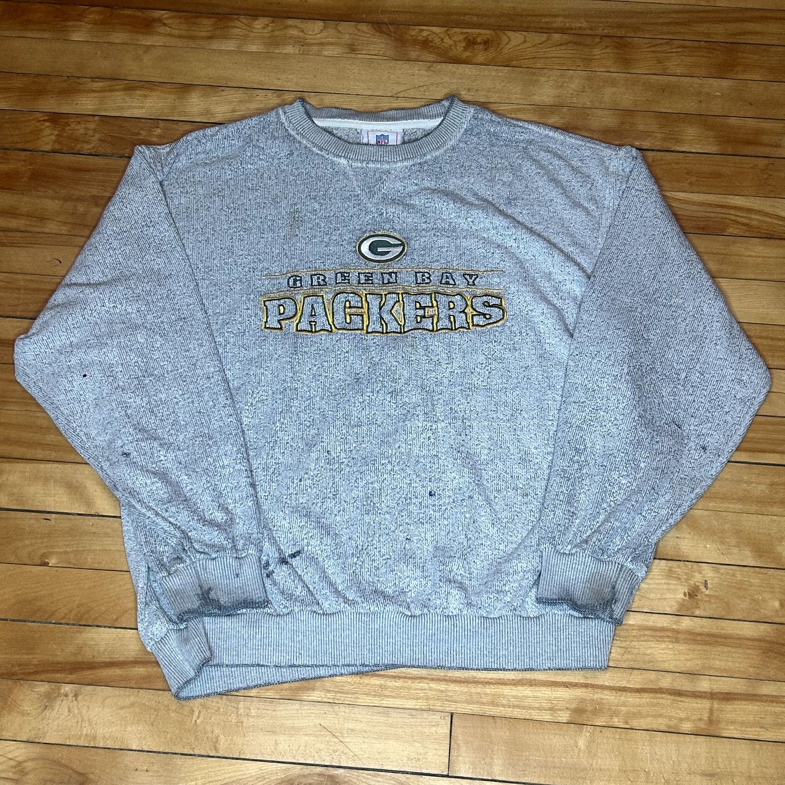 NFL Y2K Green Bay Packers Gray Crewneck XL Size US XL / EU 56 / 4 - 2 Thumbnail