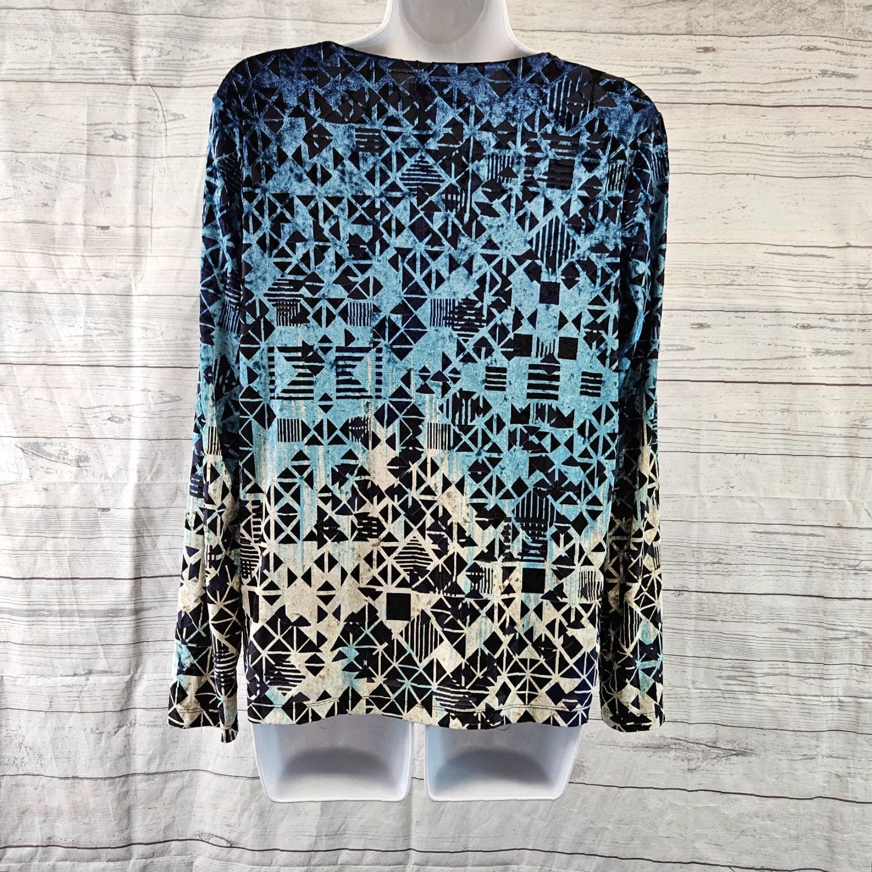Vintage Chico's Womens Blouse XS? Size M / US 6-8 / IT 42-44 - 4 Thumbnail