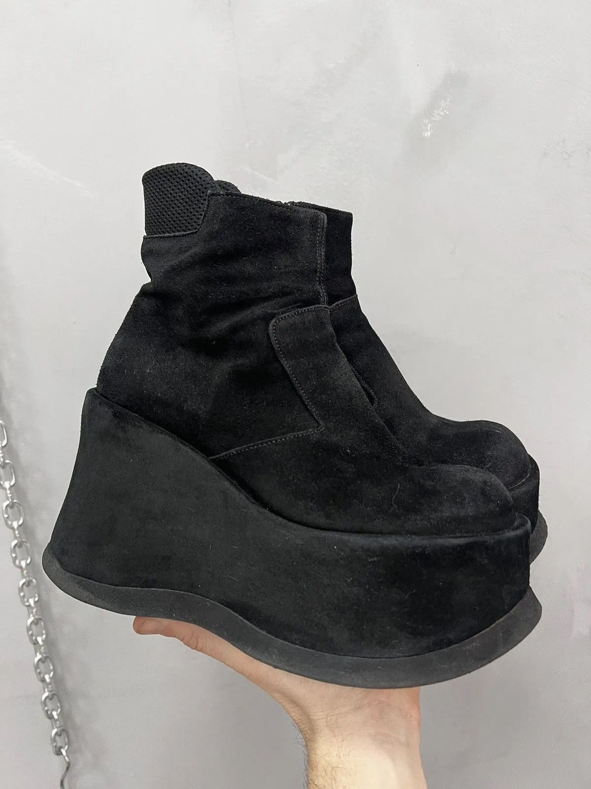 New Rock Suede leather opium punk y2k new rock style boots platform Size US 6 / IT 36 - 8 Thumbnail