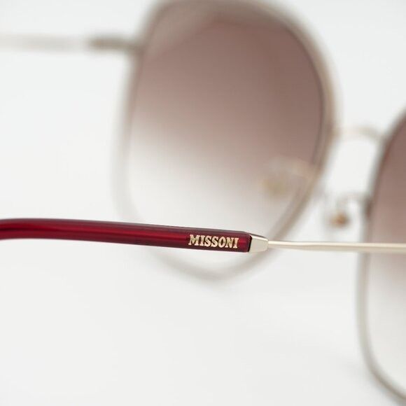 Missoni Missoni MIS 0014/S 06K3 HA Sunglasses Gold Geometric Frame Size ONE SIZE - 6 Thumbnail