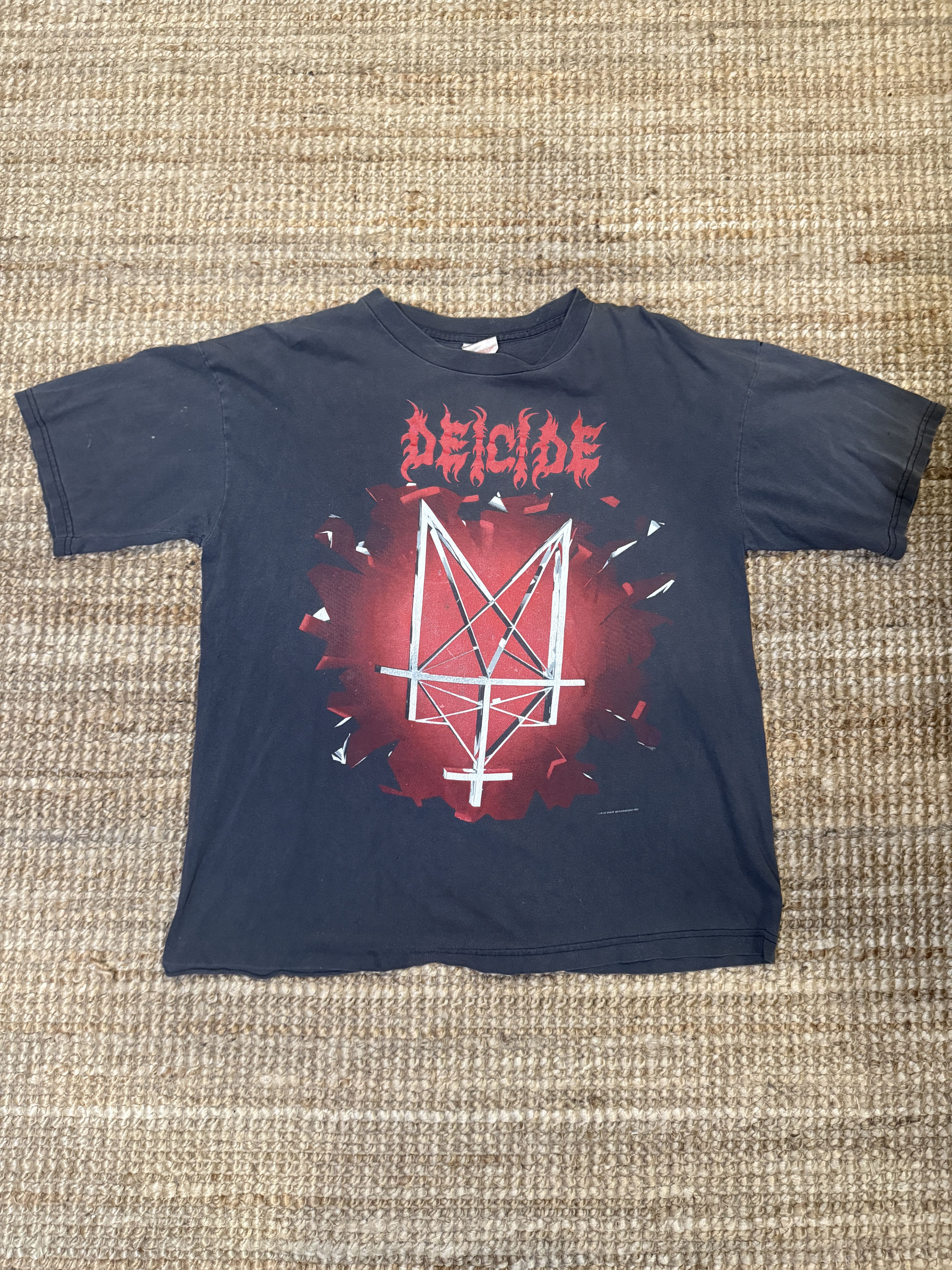 Vintage Vintage 1992 Deicide End Of God Blue Grape Shirt - Large Size US L / EU 52-54 / 3 - 1 Thumbnail
