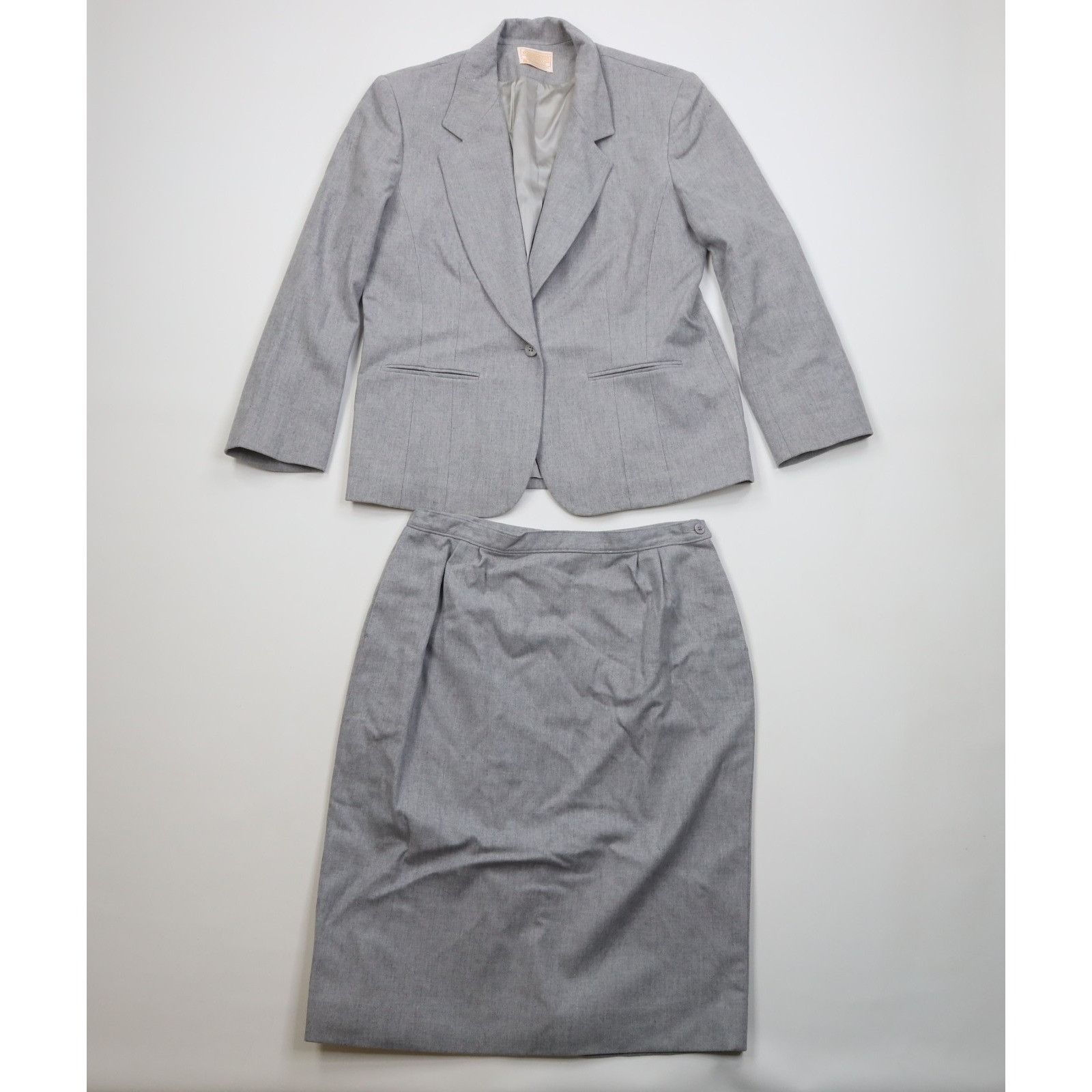 Pendleton Vintage 70s Pendleton Distressed 2 Piece Wool Skirt Suit Size XL / US 12-14 / IT 48-50 - 1 Thumbnail