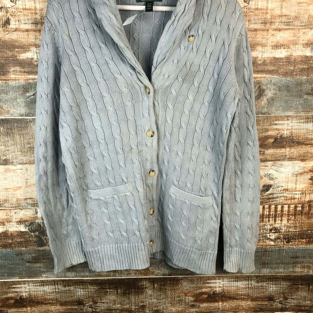 Ralph Lauren Ralph Lauren Light Blue Cardigan Knitwear #A1351 Size US M / EU 48-50 / 2 - 6 Thumbnail