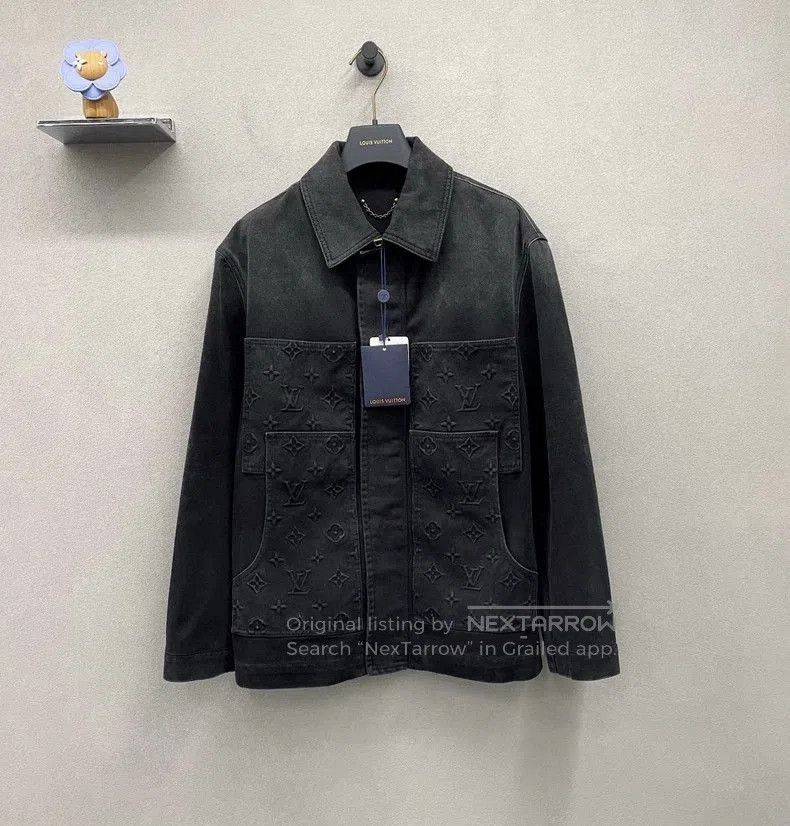Louis Vuitton LV 2024 Washed Black Denim Jacket. Size US XL / EU 56 / 4 - 1 Thumbnail