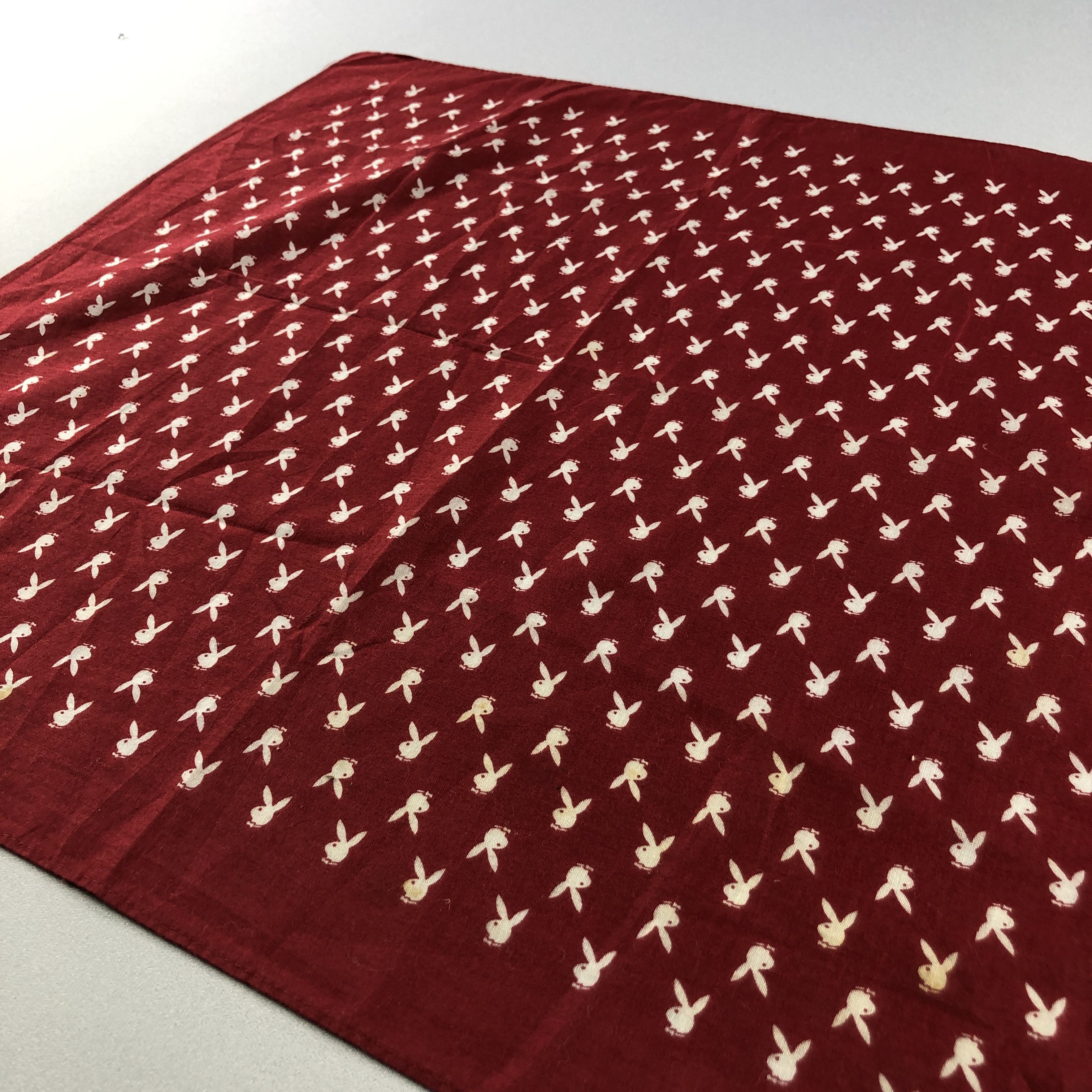 Playboy Playboy Rabbit Head Handkerchief Neckerchief Bandana H2497 Size ONE SIZE - 2 Thumbnail