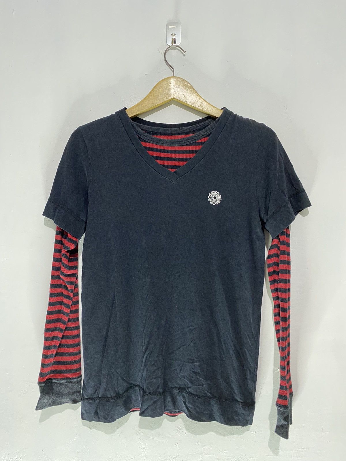 Beauty Beast × Hysteric Glamour 2in1 cross double layers tee Size US M / EU 48-50 / 2 - 2 Thumbnail