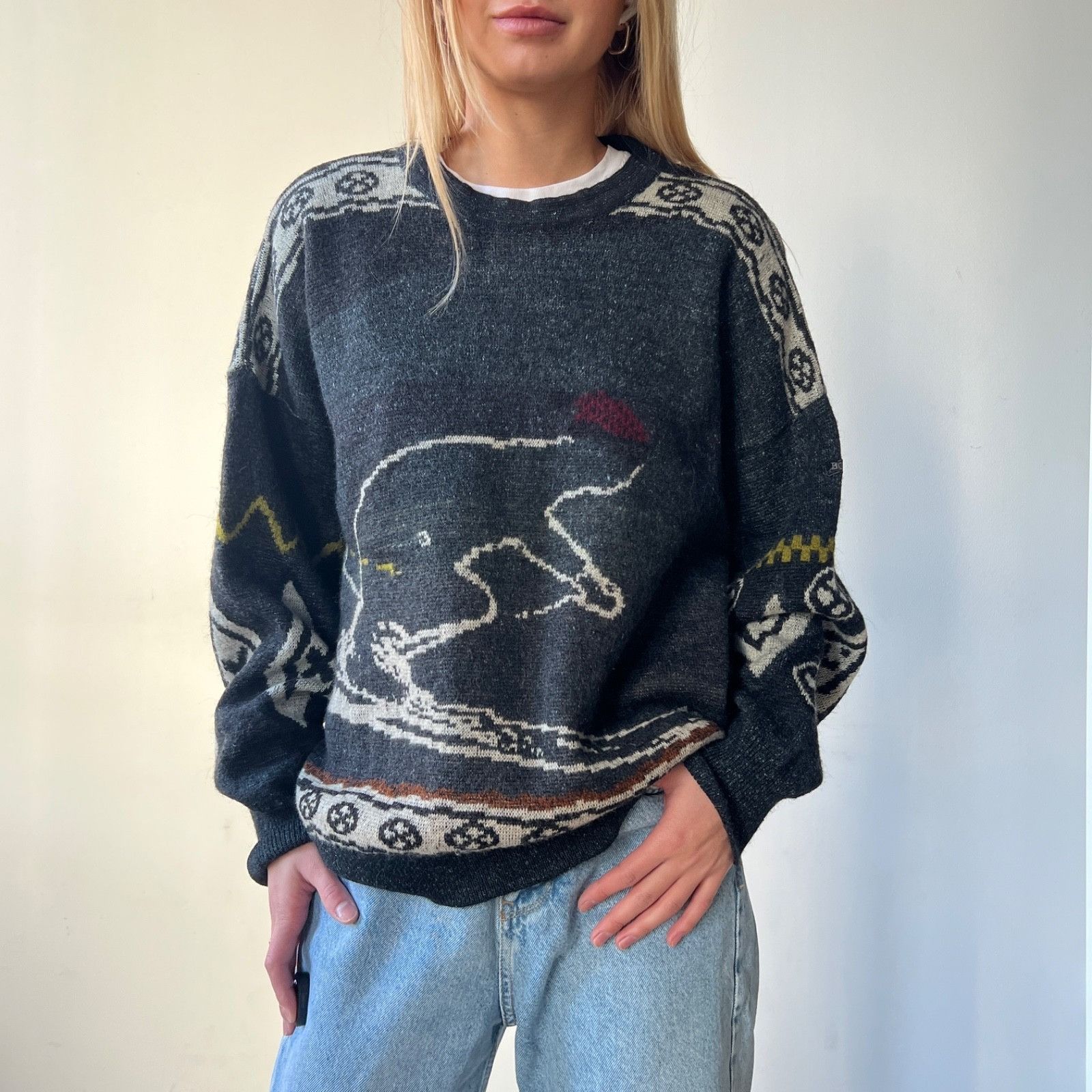 Hugo Boss Hugo Boss 90s Vintage Ski Navajo Knit Sweater 9717AC Size US M / EU 48-50 / 2 - 6 Thumbnail