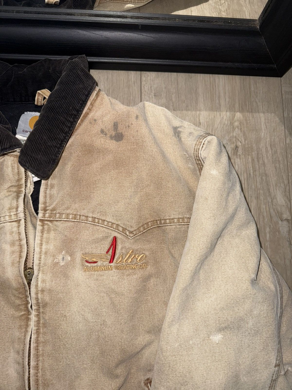 Carhartt Vintage / Y2K 1990s Beige Carhartt Santa Fe Size US XL / EU 56 / 4 - 4 Thumbnail