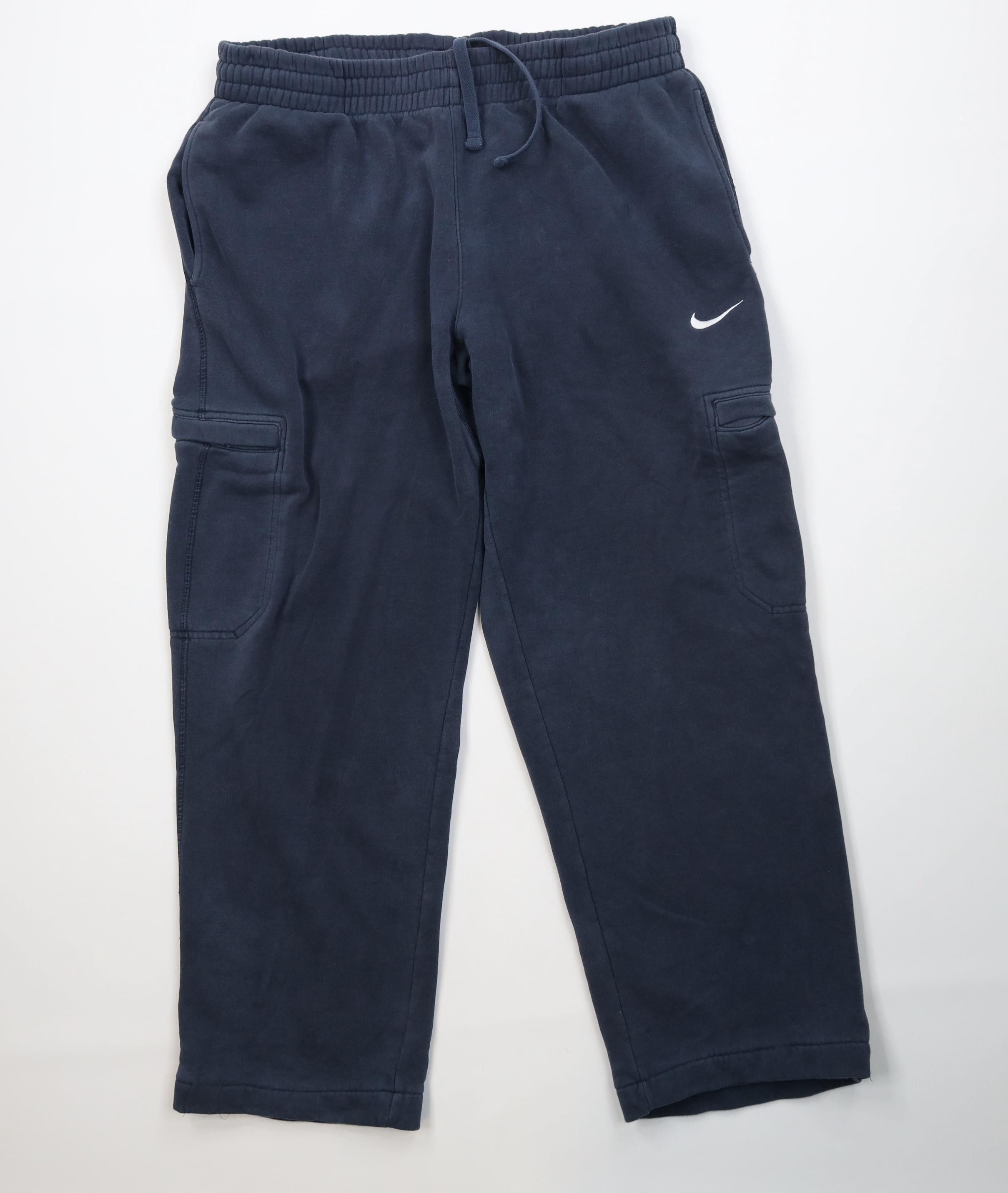 Nike Vintage Y2K Nike Scott Mini Swoosh Wide Leg Cargo Sweatpants Size US 38 / EU 54 - 1 Thumbnail