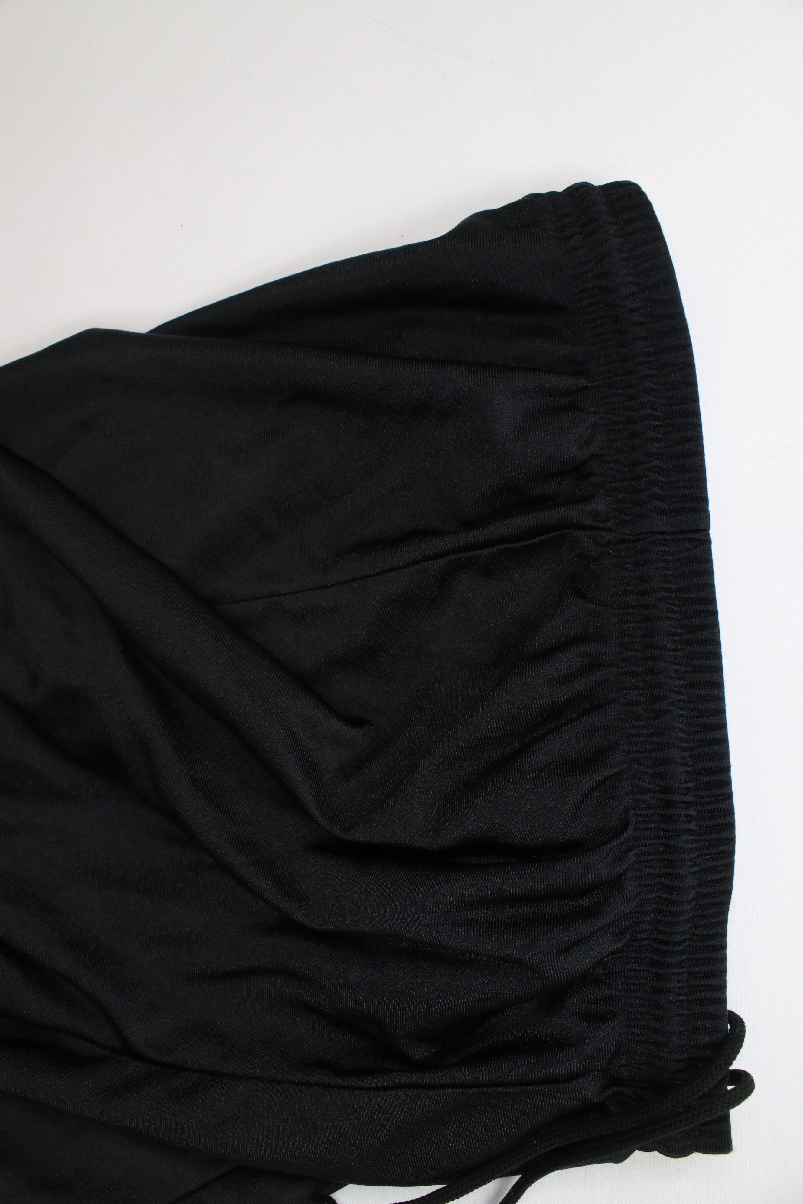 Nike × Vintage Vintage Nike Scott Mini Swoosh Shorts Black Polyester USA Size US 32 / EU 48 - 7 Thumbnail