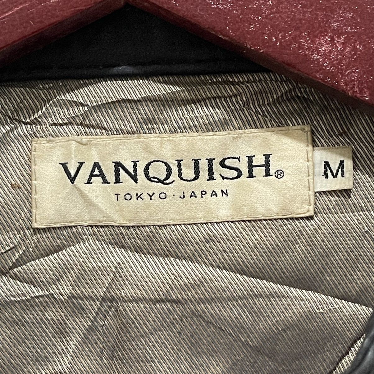 Vanquish × Vintage Vintage VANQUISH Leather Motorcycle Rider Zipper Jacket Size US M / EU 48-50 / 2 - 11 Thumbnail