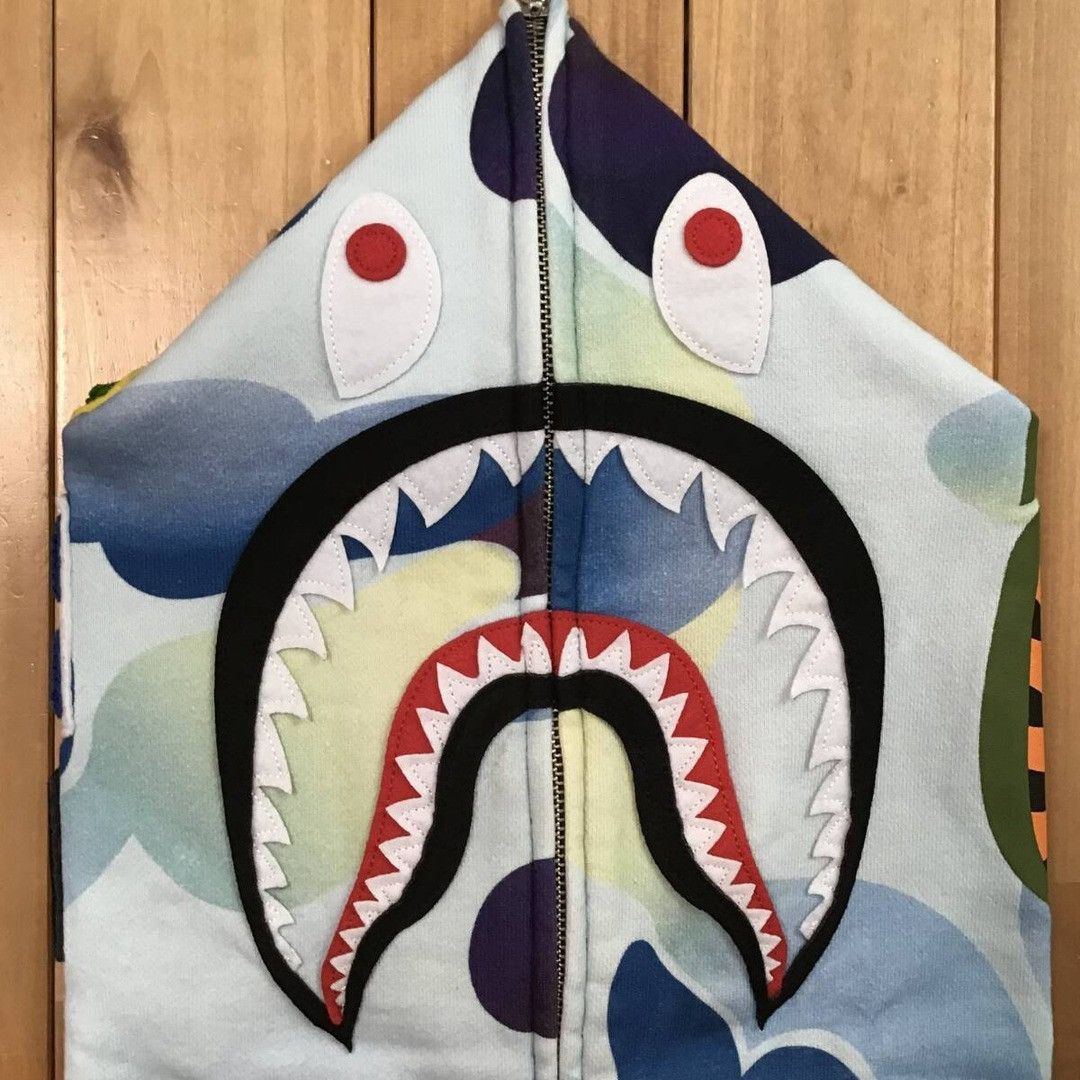 Bape BAYC × BAPE camo Shark full zip hoodie Bored Ape Yacht Club Size US M / EU 48-50 / 2 - 4 Thumbnail
