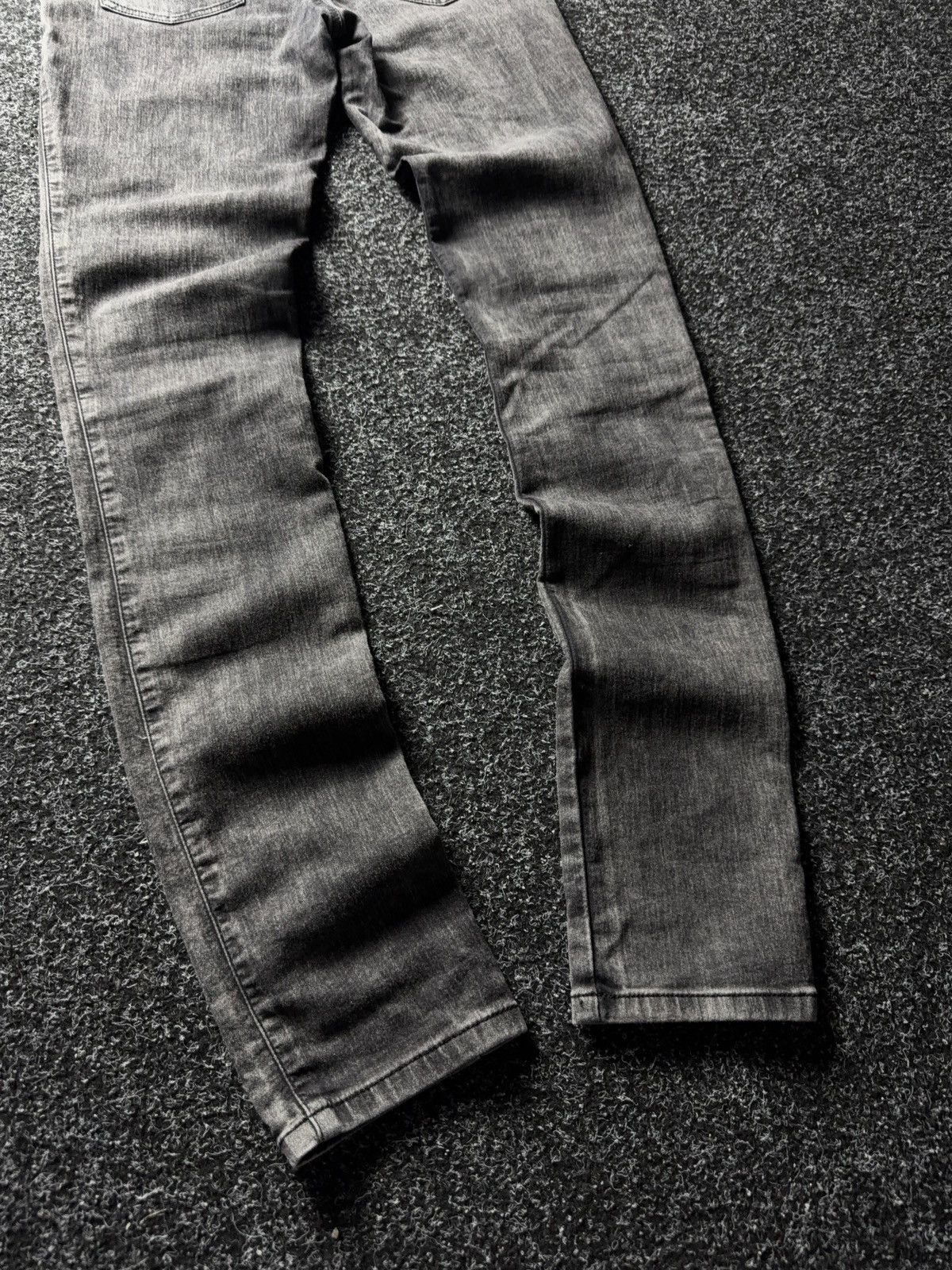 Diesel 00s Diesel Skinzee-Ne Grey Denim+Sweat Super Skinny Jeans Size 28" / US 6 / IT 42 - 15 Thumbnail