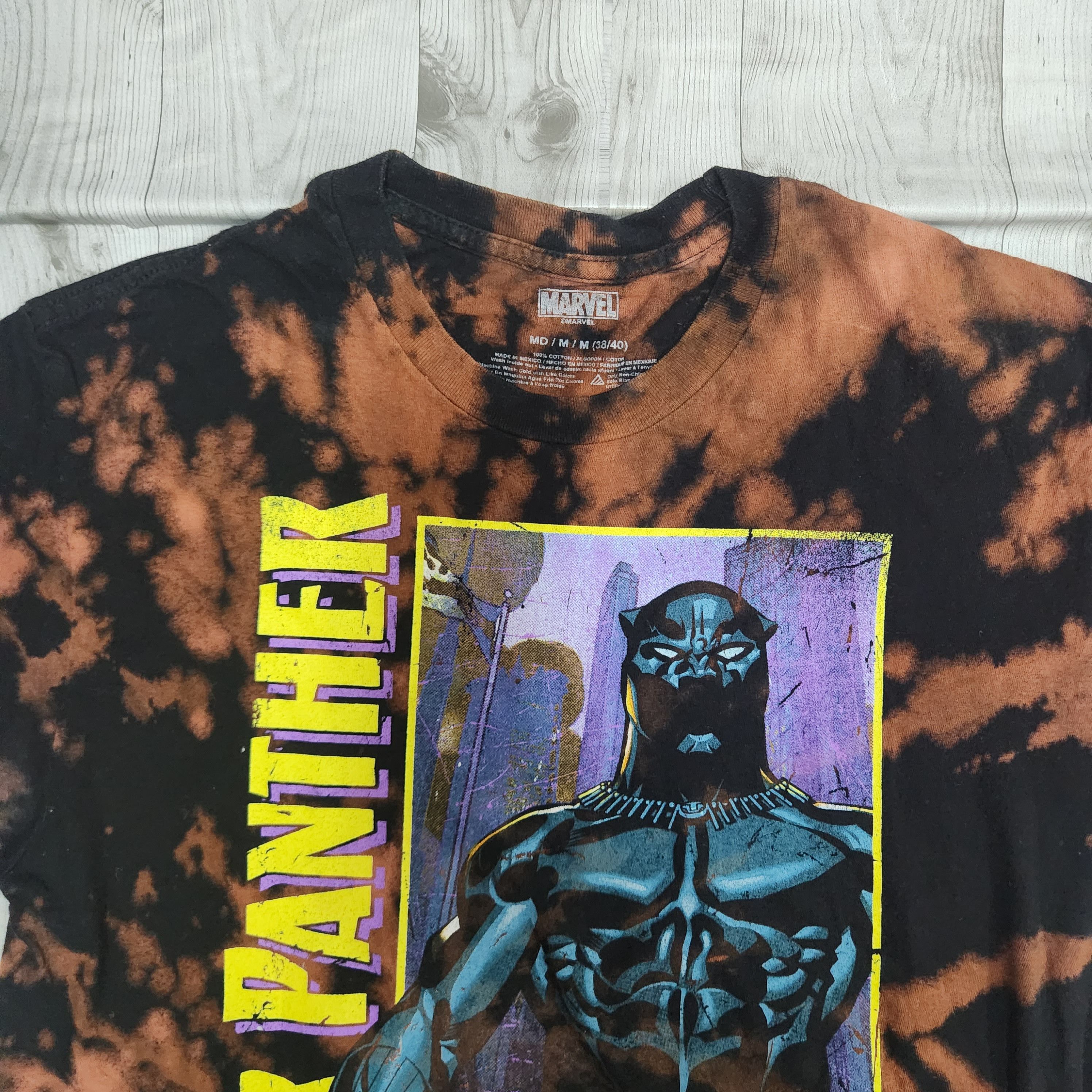 Cartoon Network × Marvel Comics Mad Engine Black Panter Marvel Comic Tye Dye Size US M / EU 48-50 / 2 - 11 Thumbnail