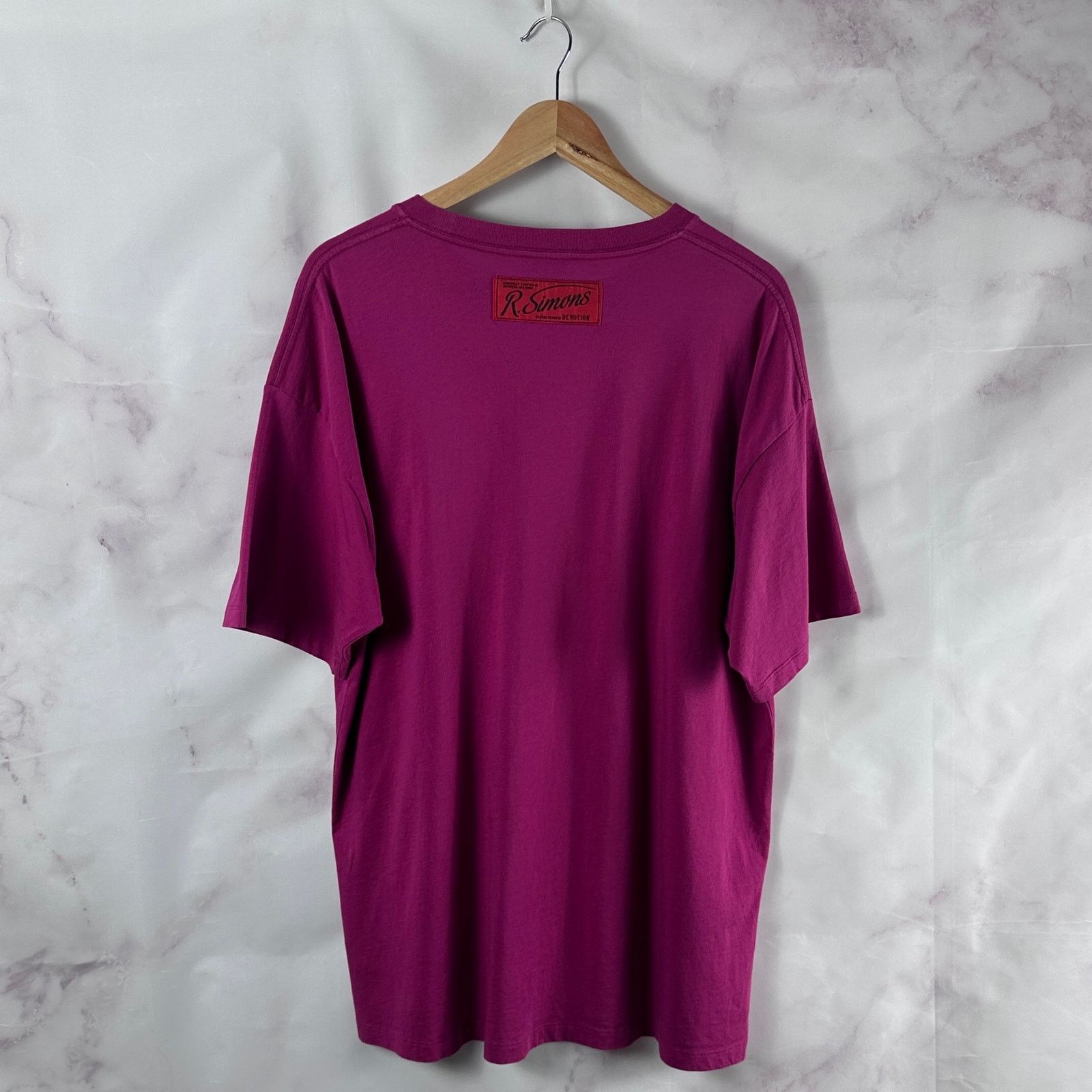 Raf Simons F/W21 Pink Blair Nebraska Tee Size US XL / EU 56 / 4 - 5 Thumbnail