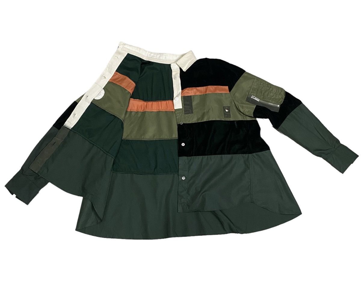 Japanese Brand × Sacai Sacai Polo Blouse mix unique Size M / US 6-8 / IT 42-44 - 6 Thumbnail