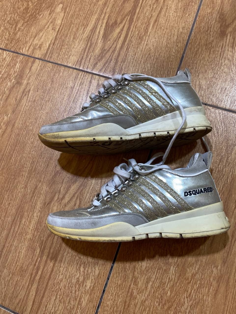 Dsquared2 DSQUARED2 251 LEATHER SNEAKERS MADE IN ITALY Size US 8 / IT 38 - 10 Thumbnail