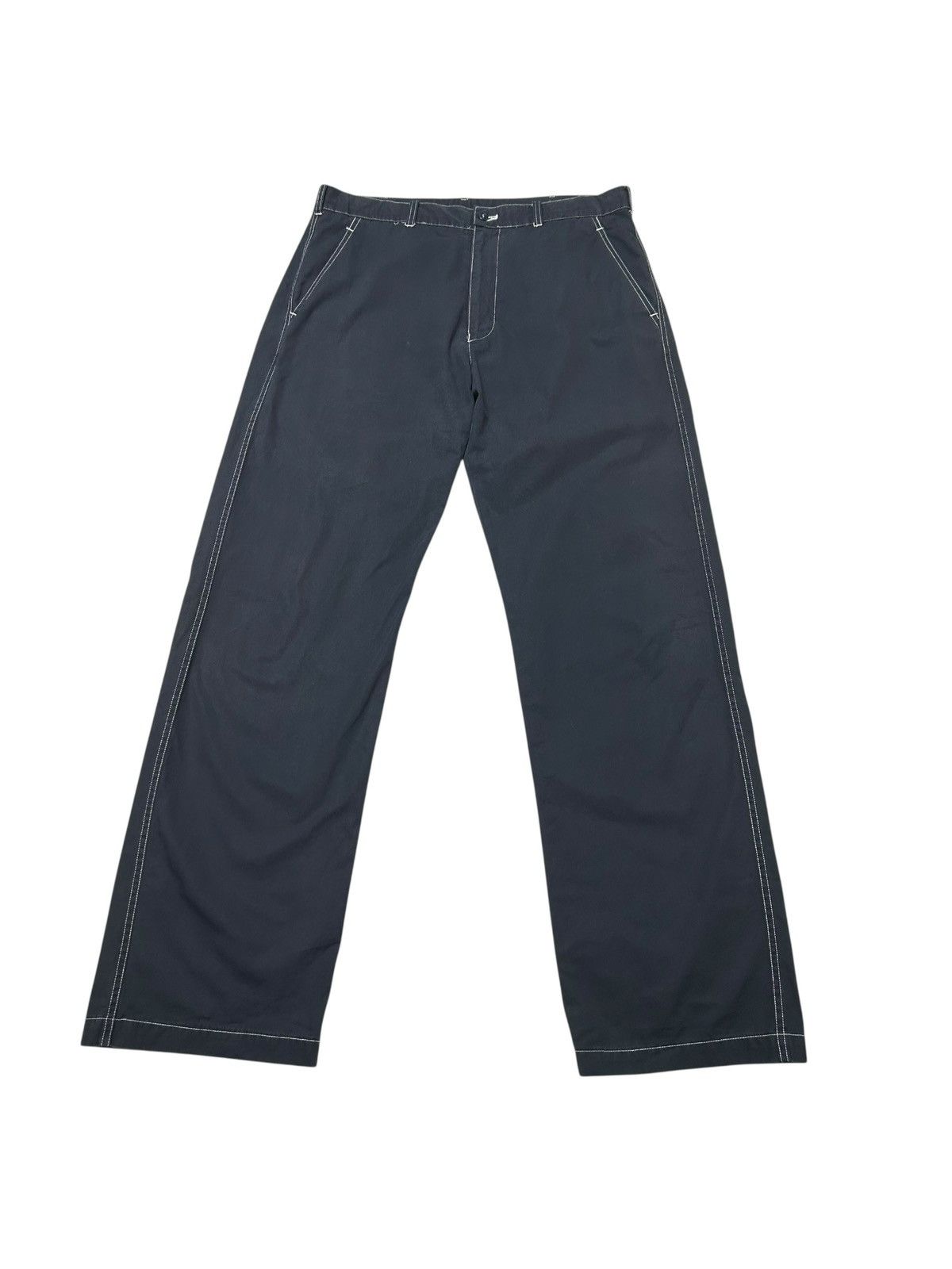 Comme des Garcons 374 90s 99SS comme des garcons homme long pants garment dye Size US 35 - 1 Thumbnail