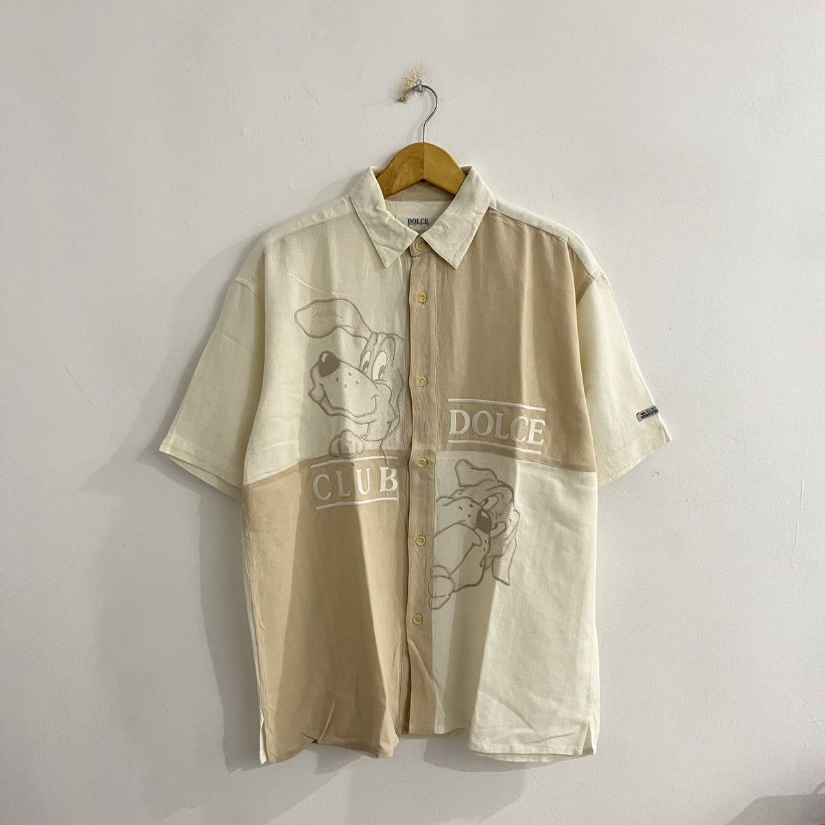 Japanese Brand Dolce Club Embroidered Dog Shirt Size US L / EU 52-54 / 3 - 1 Thumbnail