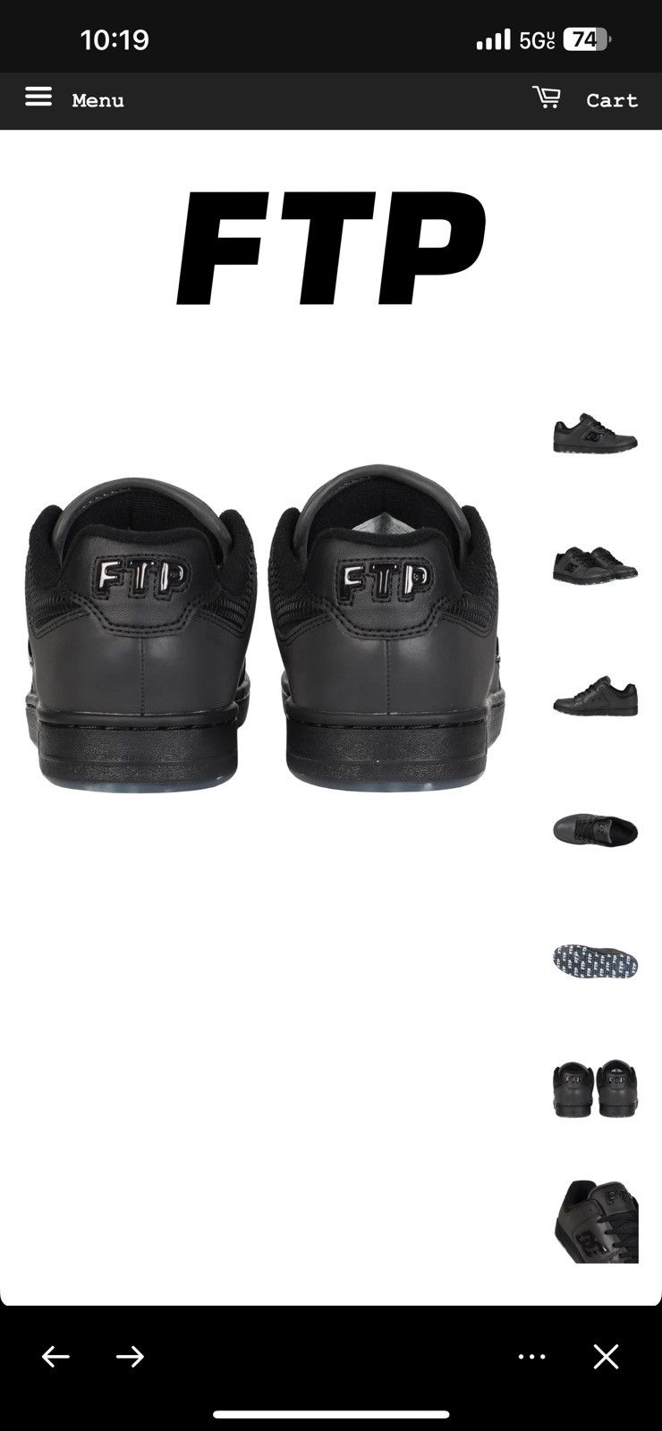 DC × Fuck The Population DC x FTP Size US 9.5 / EU 42-43 - 4 Thumbnail