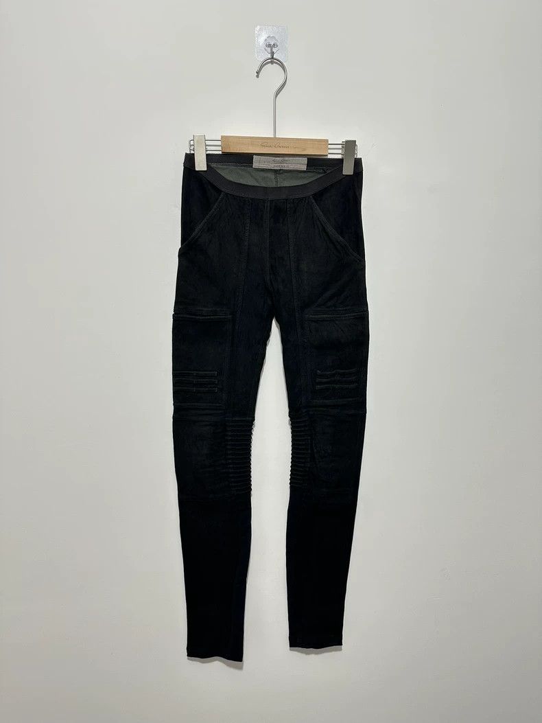 Rick Owens rick owens Lambskin biker leather pants 2502-Nextarrow Size US 40 / EU 56 - 1 Thumbnail