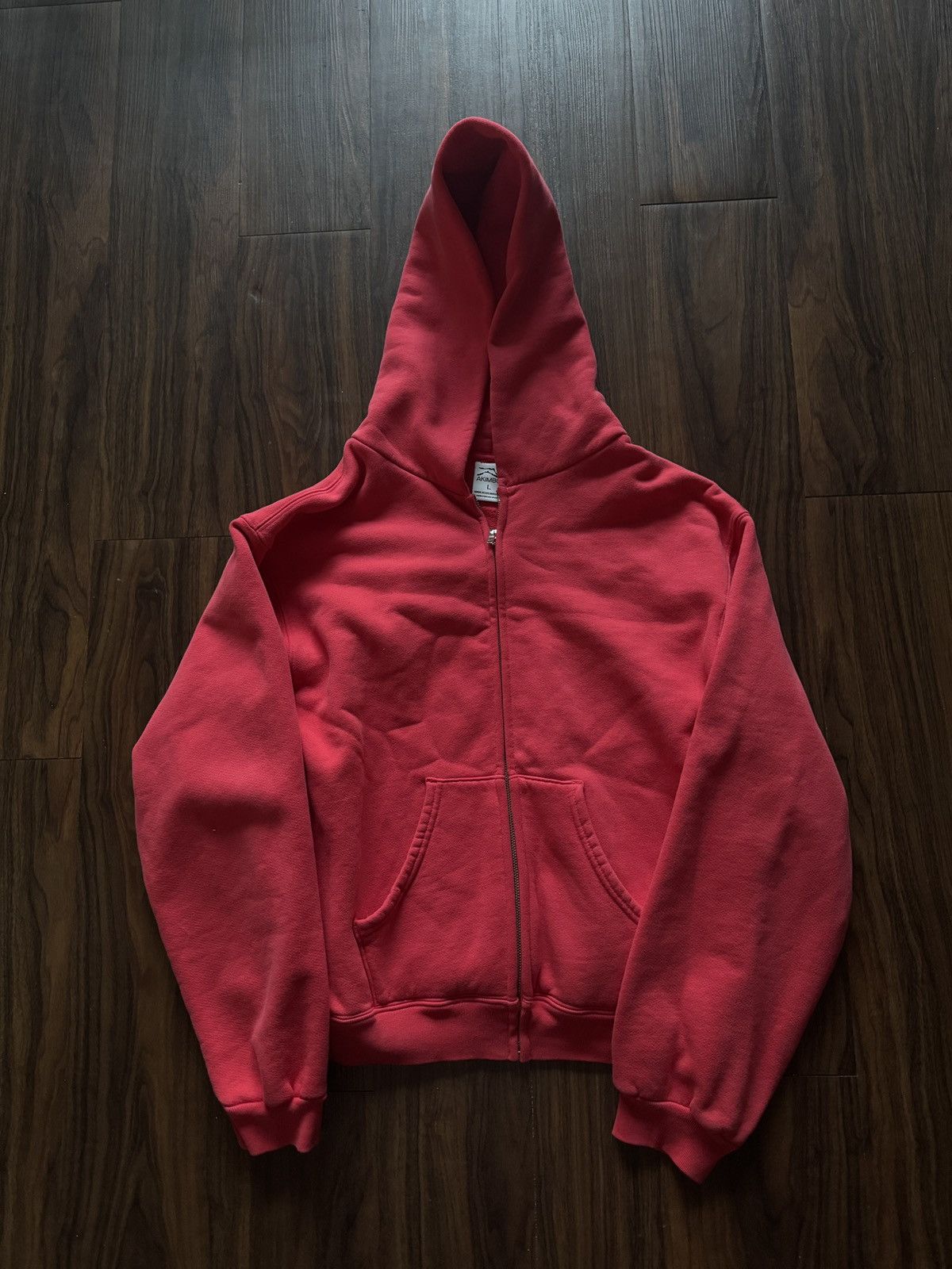 AKIMBO CLUB フーディー　Mサイズ AKIMBO ZIP-UP HOODIE - FADED BLACK