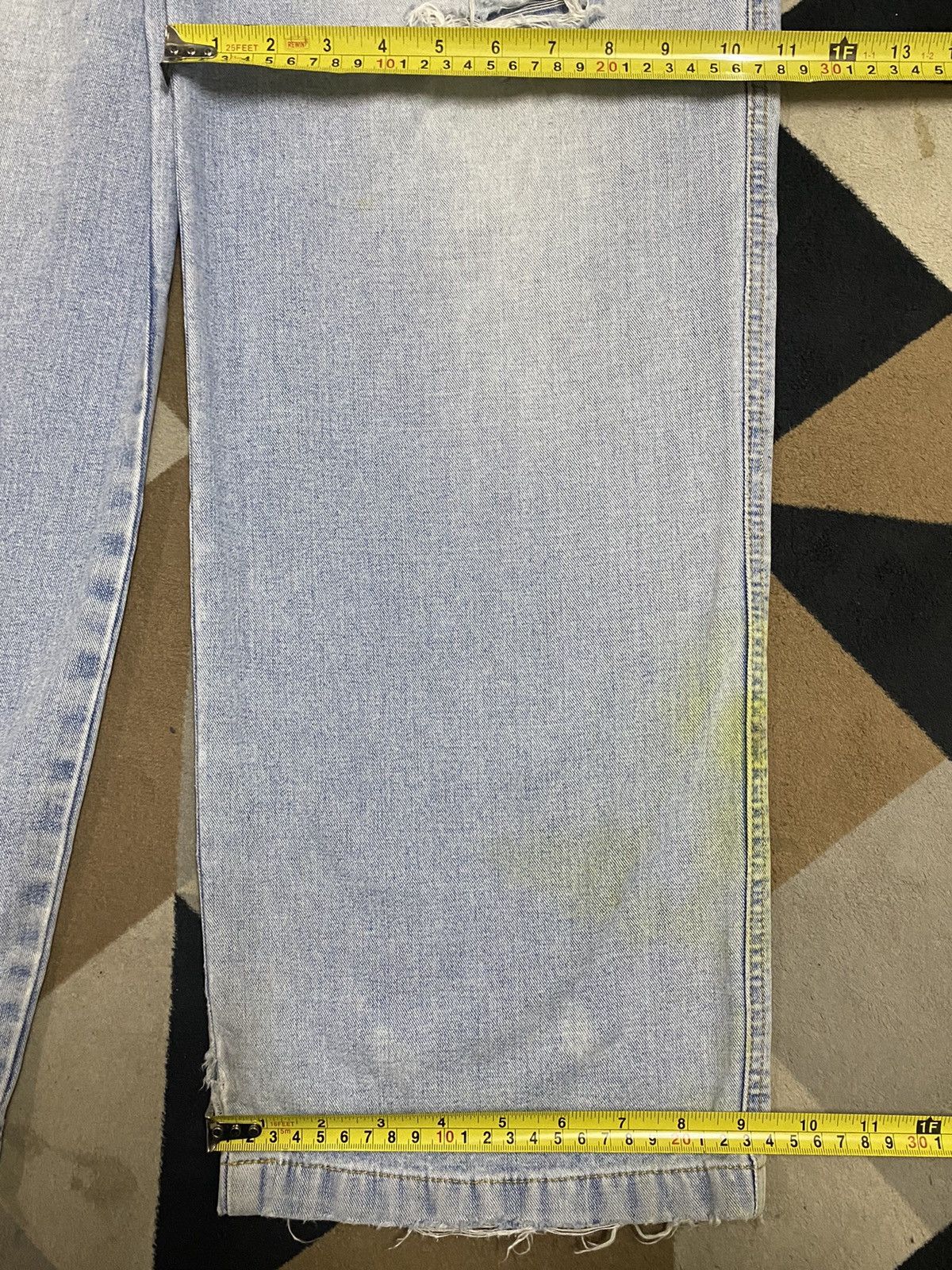 Japanese Brand Vintage Japanese Brands Faded Wash Distressed Baggy Jeans Size US 34 / EU 50 - 13 Thumbnail