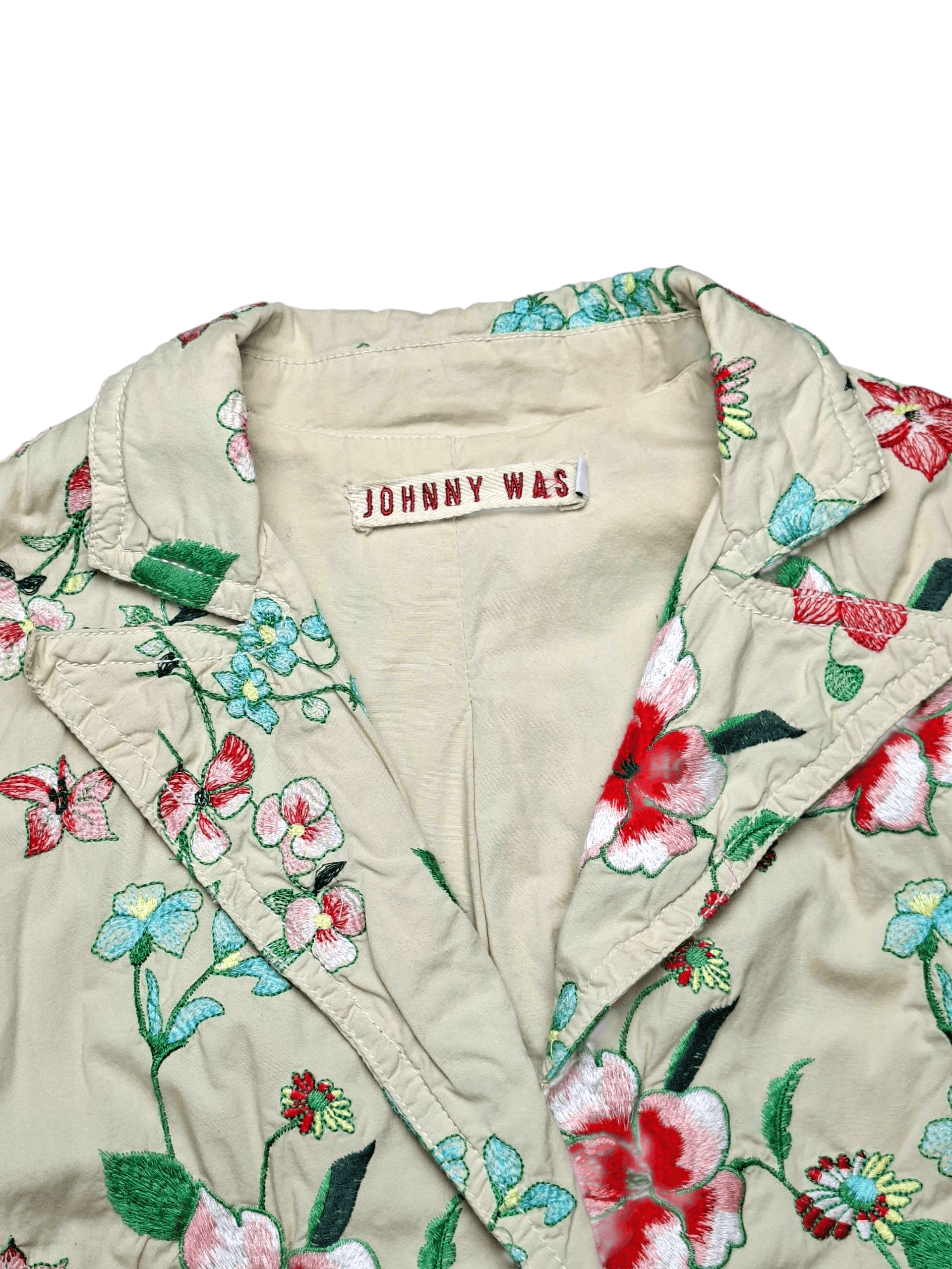 Johnny Was Johnny Was Embroidered Floral Trench Coat Made in USA Size S / US 4 / IT 40 - 5 Thumbnail
