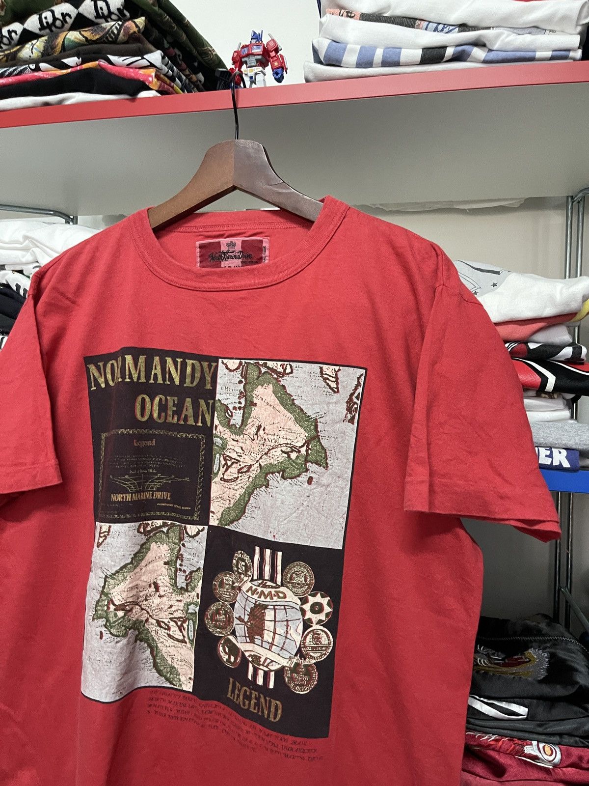 45rpm Vintage 80s 45RPM North Marine Drive Nautical Tee Size US L / EU 52-54 / 3 - 3 Thumbnail