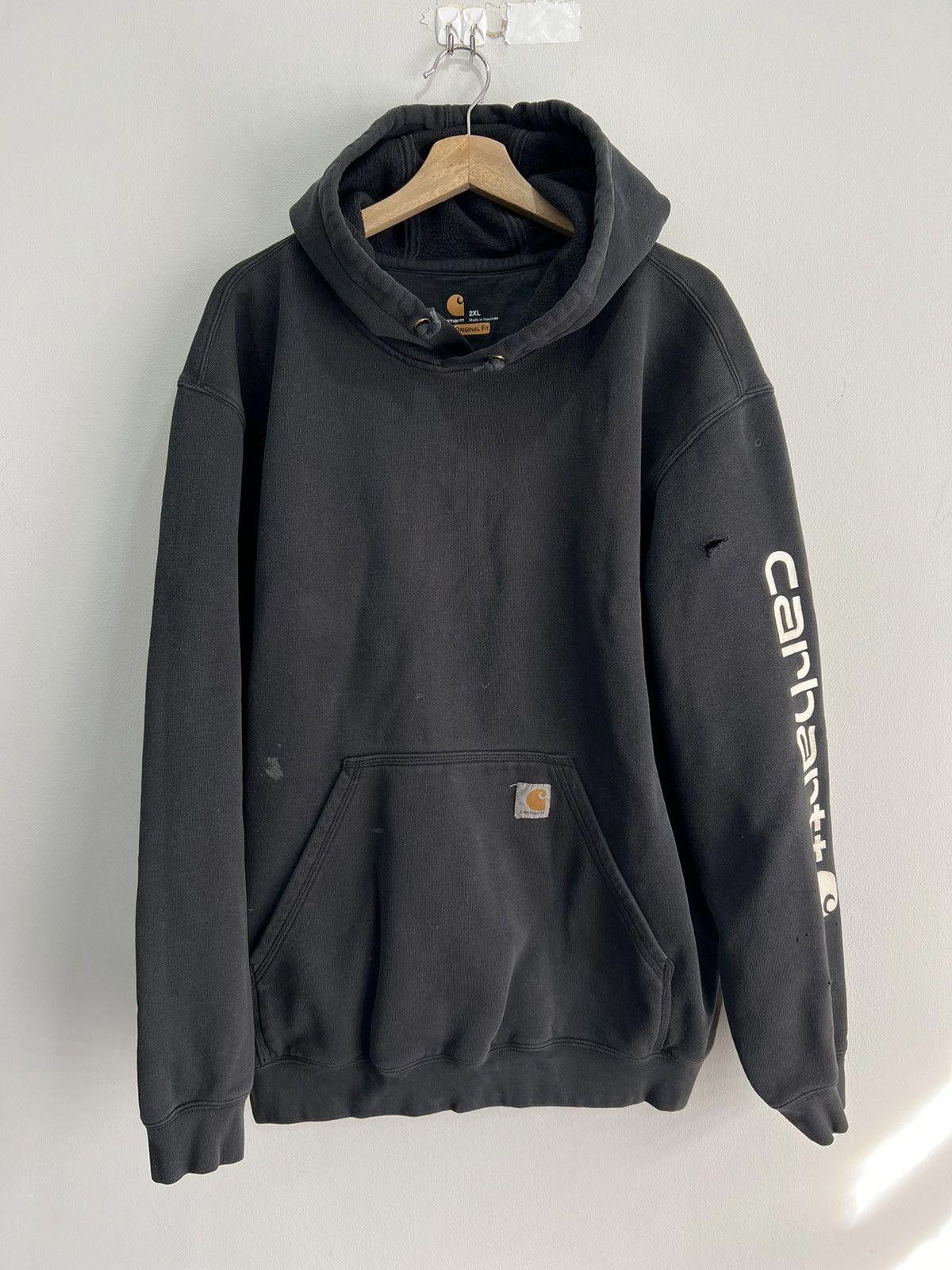 Vintage Vintage Carhartt Hoodie Sweater Sweatshirt xxl Size US XXL / EU 58 / 5 - 1 Thumbnail