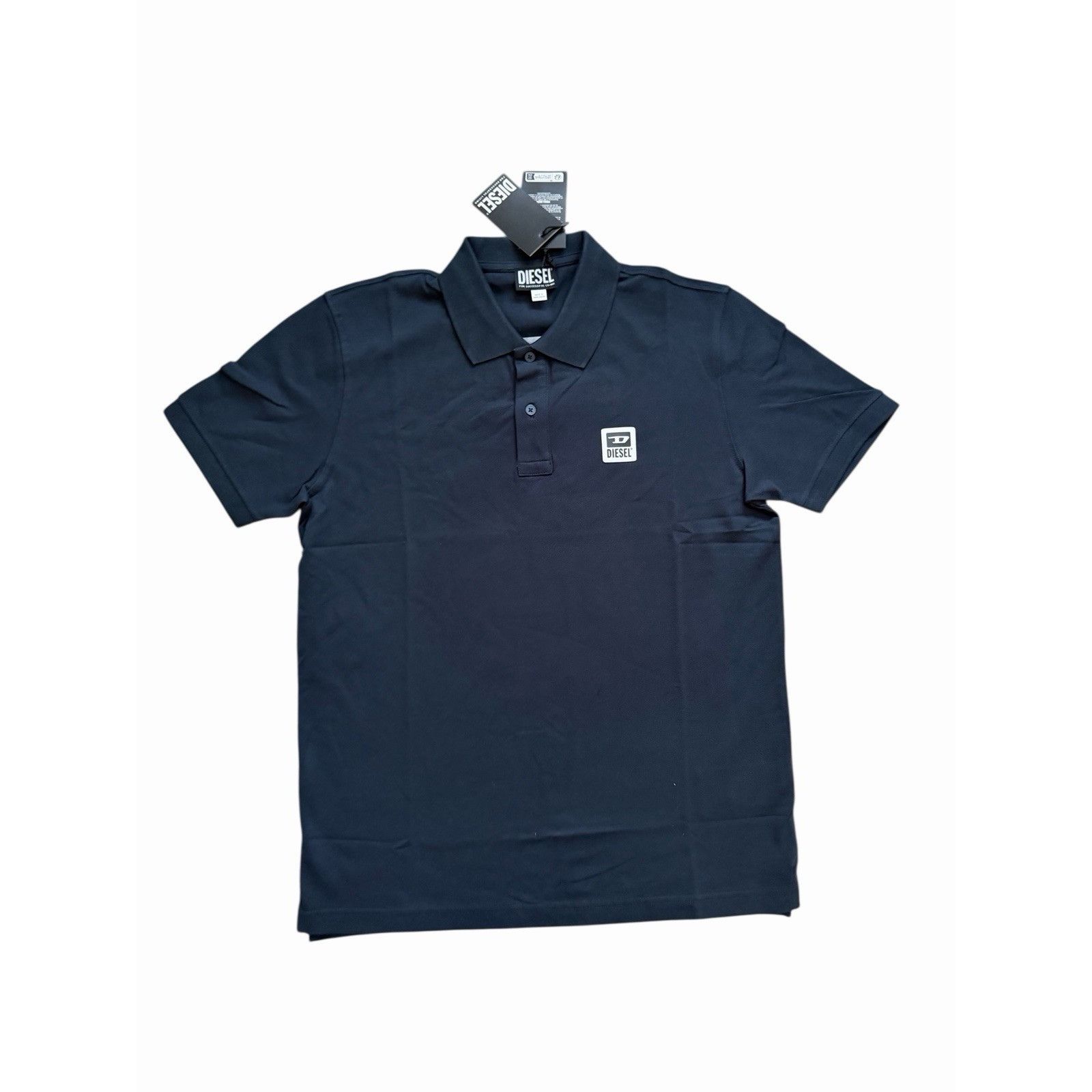 Diesel Diesel Mens T-Smith Polo Shirt Midnight Blue $110 Size M Size US M / EU 48-50 / 2 - 1 Thumbnail