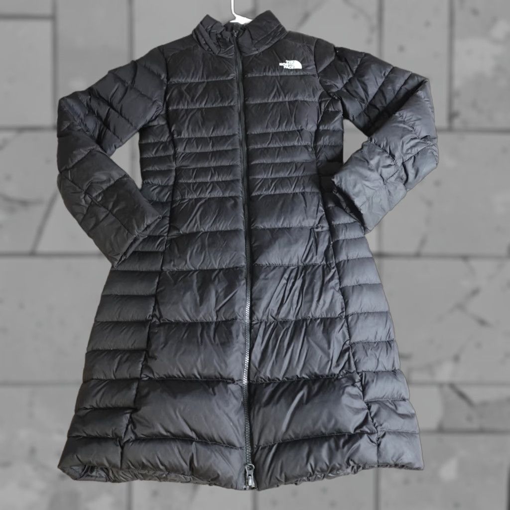 The North Face The North Face Womens Jacket XS Black Full Zip Down Parka Hooded 550 Parka Size XS / US 0-2 / IT 36-38 - 1 Thumbnail