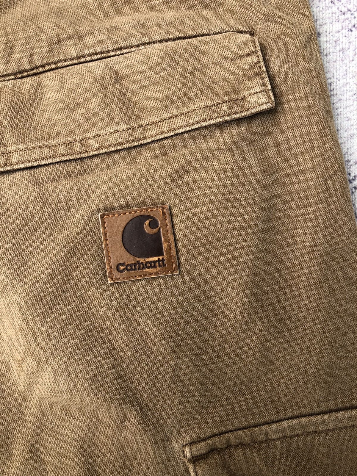 Carhartt Carharrt Khakis Cargo Pant Straight Cut Multipocket Size US 31 - 16 Thumbnail