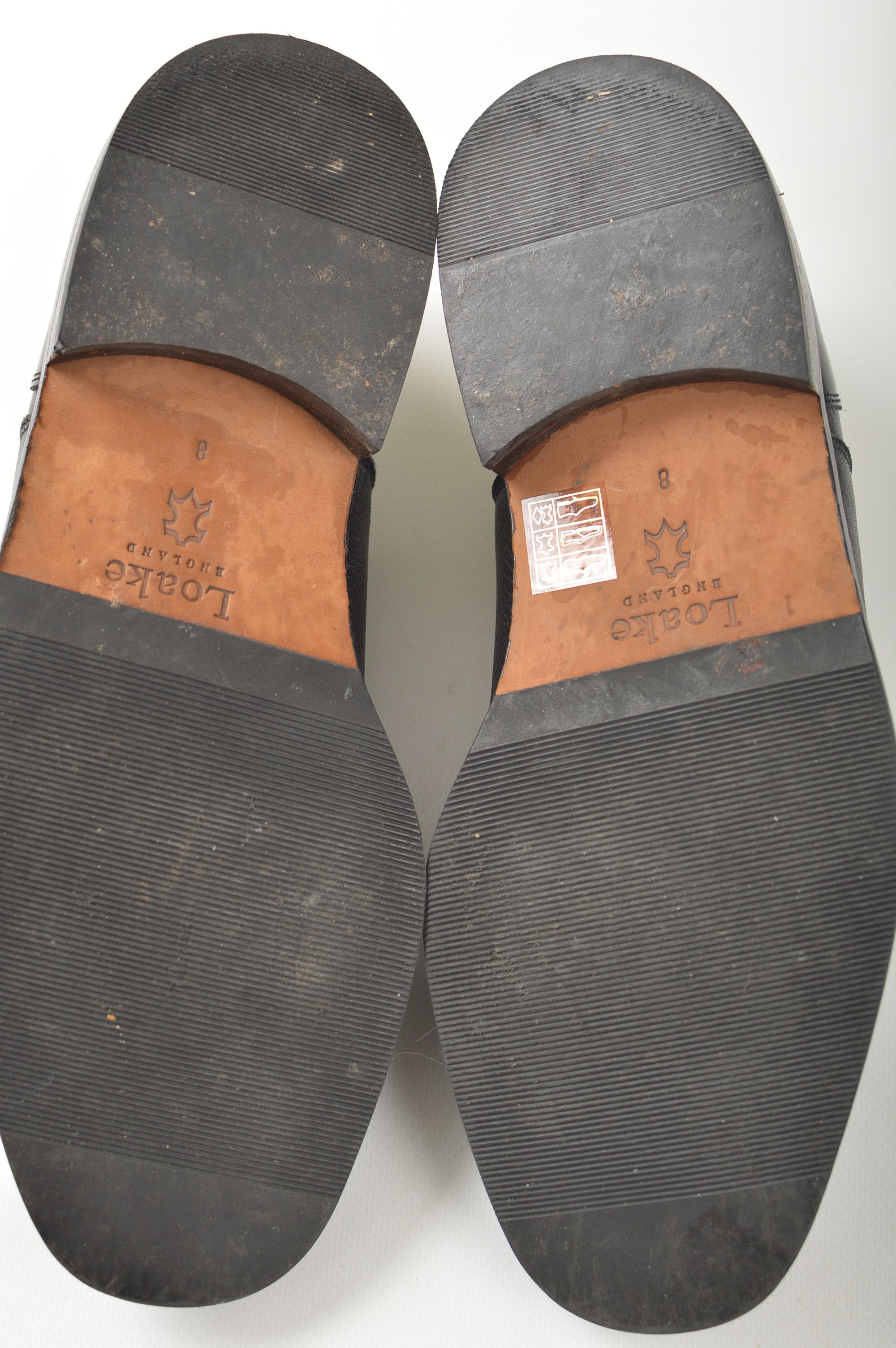 Loake Loake Bibury Combined Leather Black Oxford Shoes Size US 9 / EU 42 - 6 Thumbnail