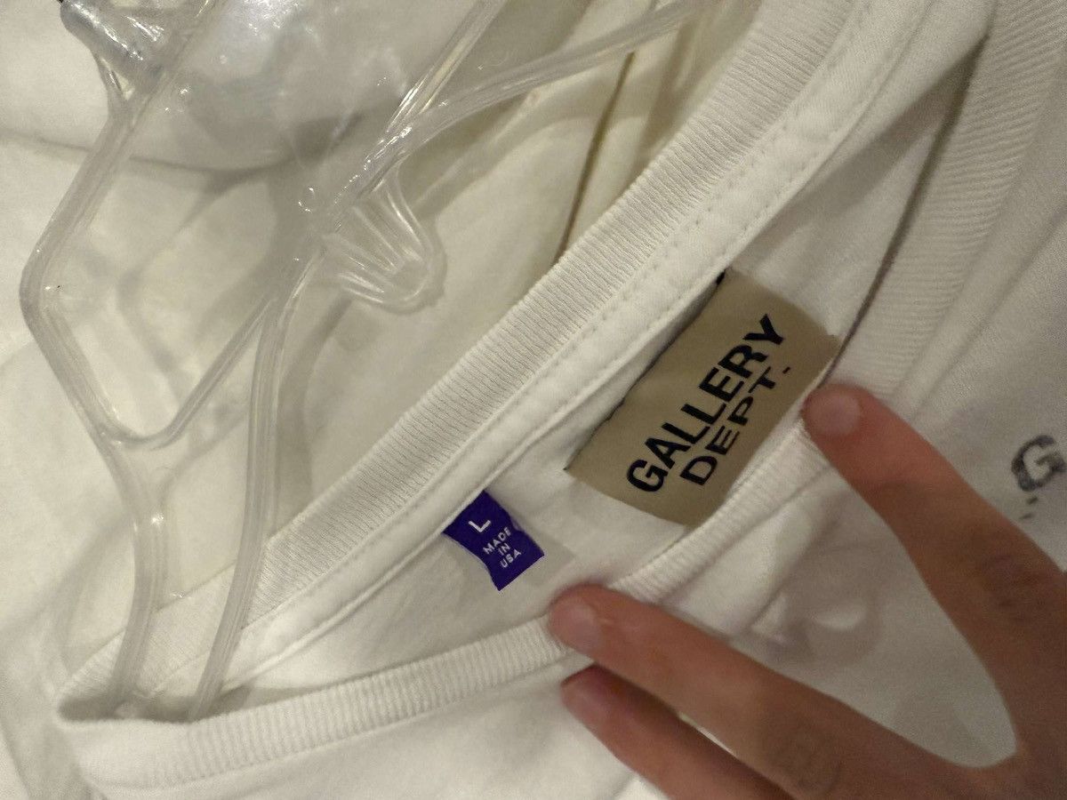 Gallery Dept. Gallery Dept. Miami Exclusive White Shirt Size US L / EU 52-54 / 3 - 3 Thumbnail