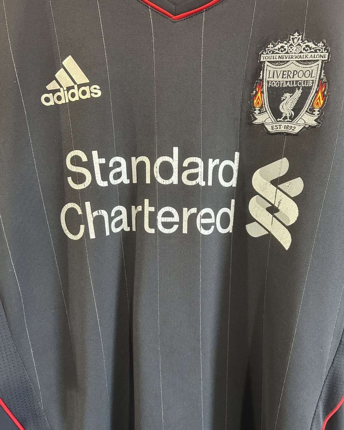 Adidas Liverpool 2011-2012 Luis Suarez shier Size US M / EU 48-50 / 2 - 4 Thumbnail