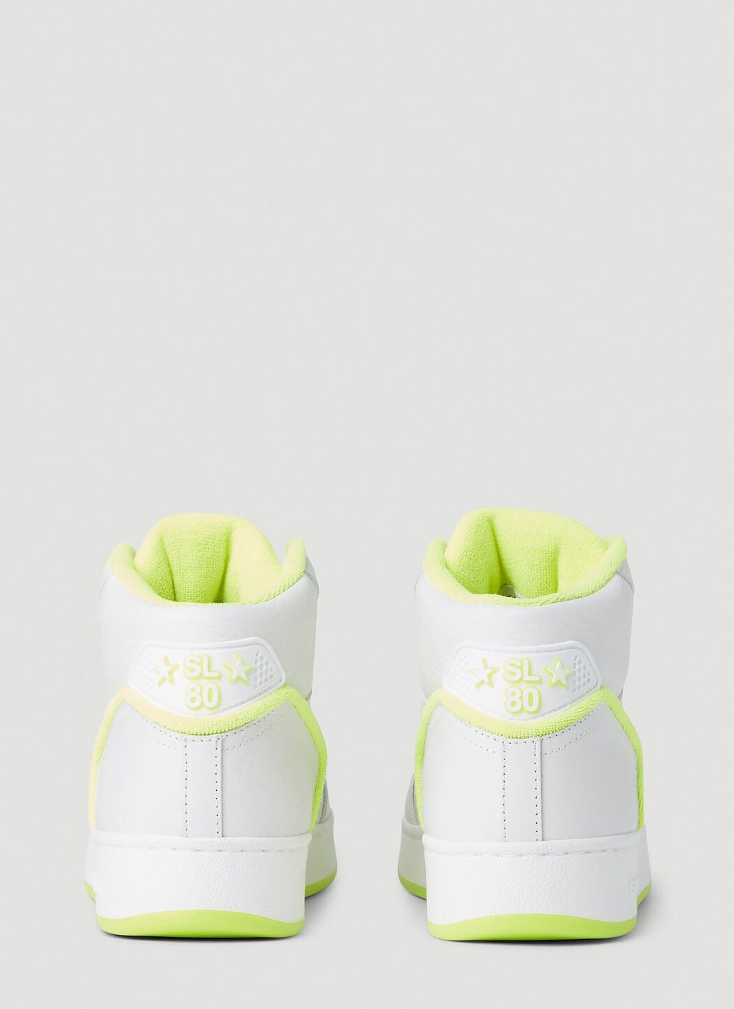 Saint Laurent Paris o1tp1o0325 Mid Top Sneaker in White Size US 7.5 / IT 37.5 - 5 Thumbnail
