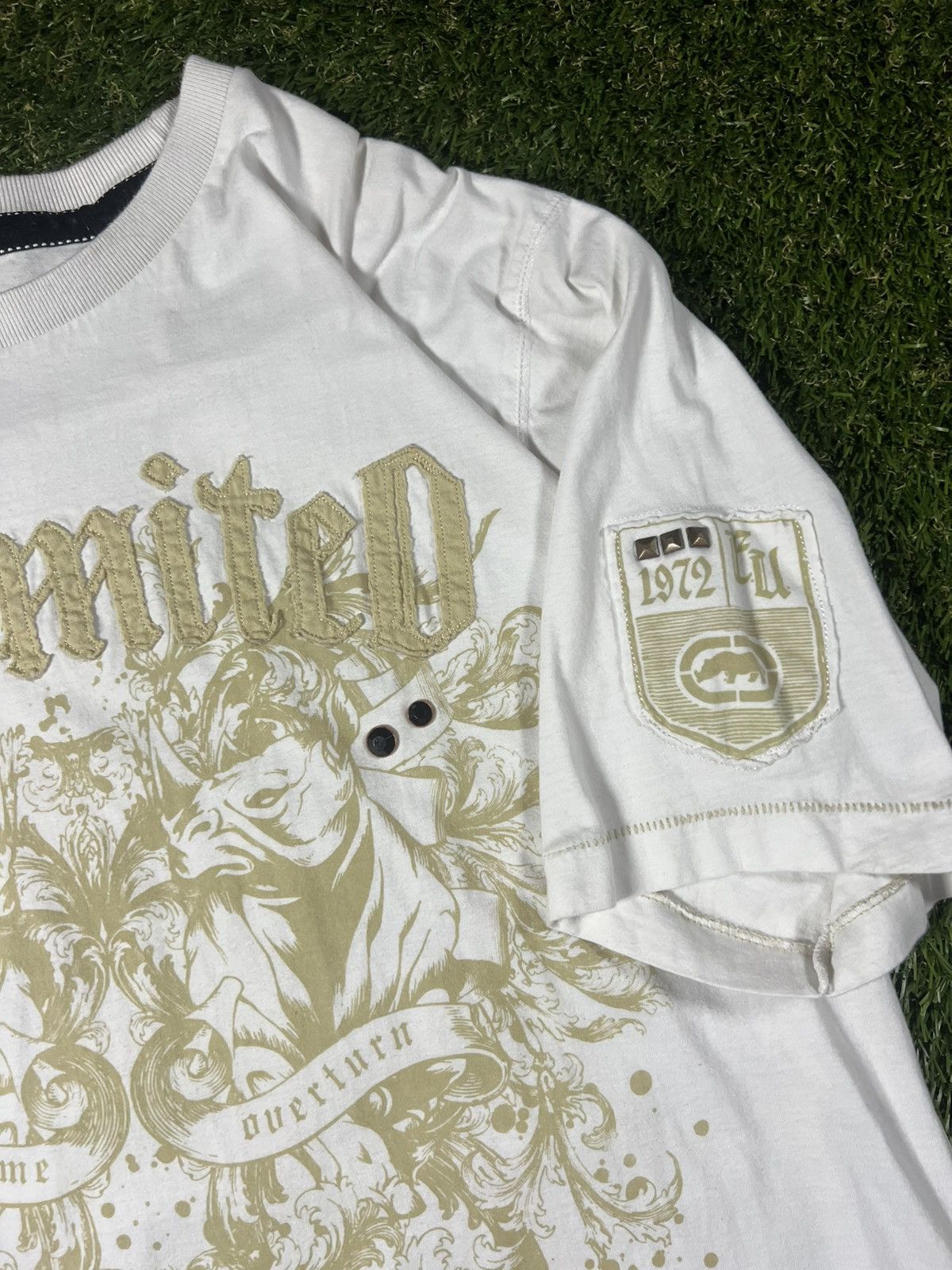 Ecko Unltd. Vintage Y2k Ecko Unlimited Essential Affliction Style Tee Size US XL / EU 56 / 4 - 2 Thumbnail