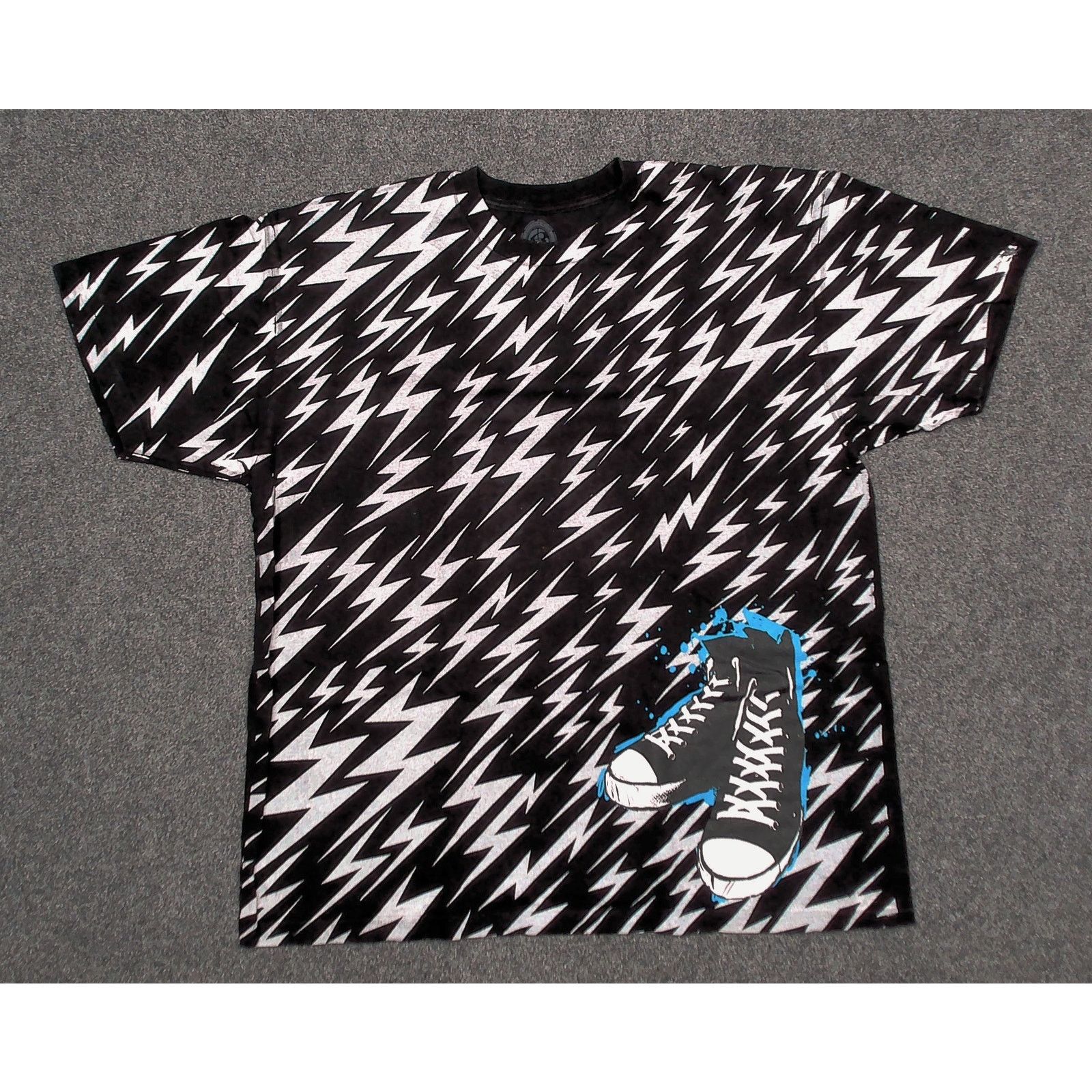 Anchor Blue Anchor Blue Y2K AOP Lightning Bolt Sneaker Tee Boxy 3XL Size US XXL / EU 58 / 5 - 3 Thumbnail